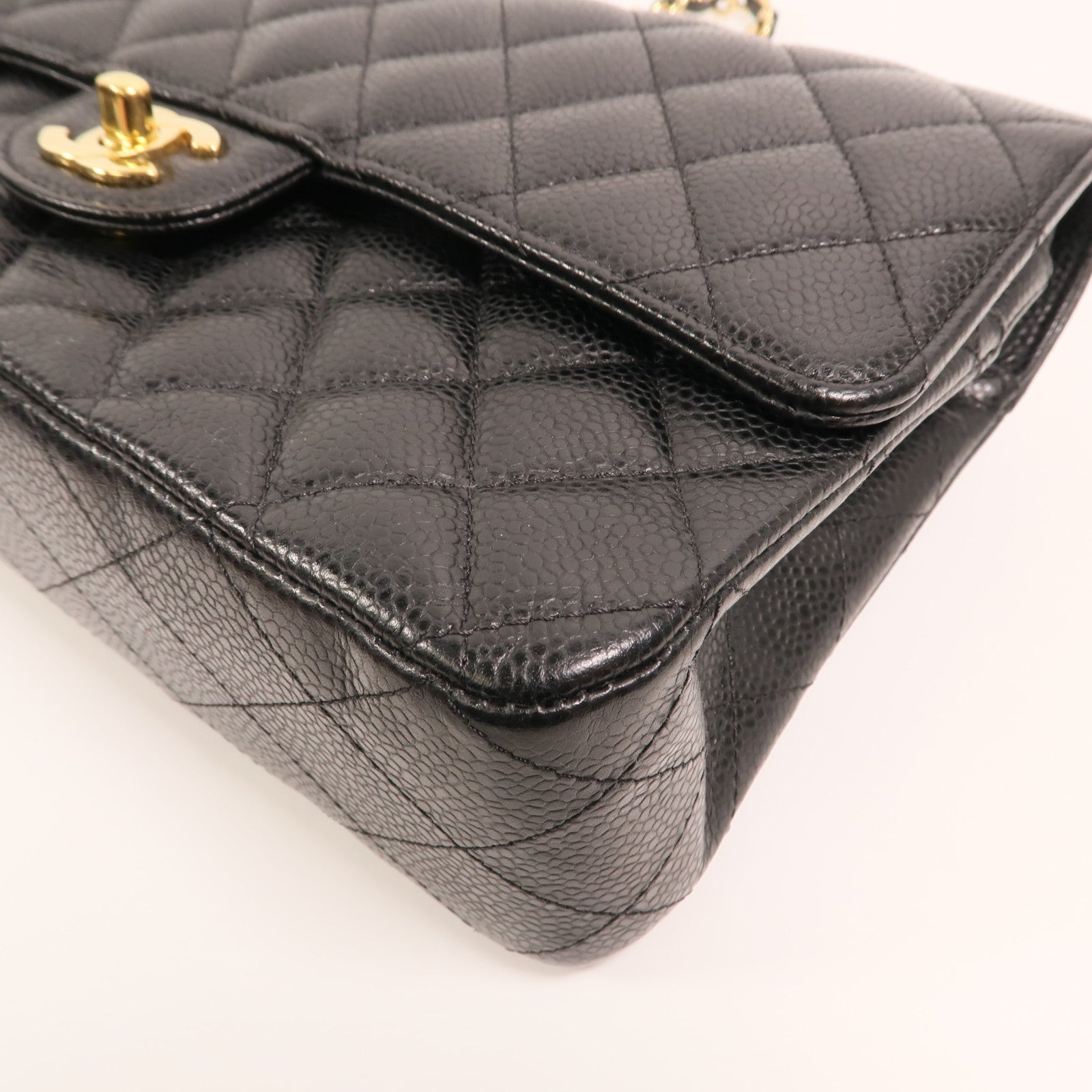 CHANEL 牛皮皮革Classic 25金扣鏈帶肩背袋