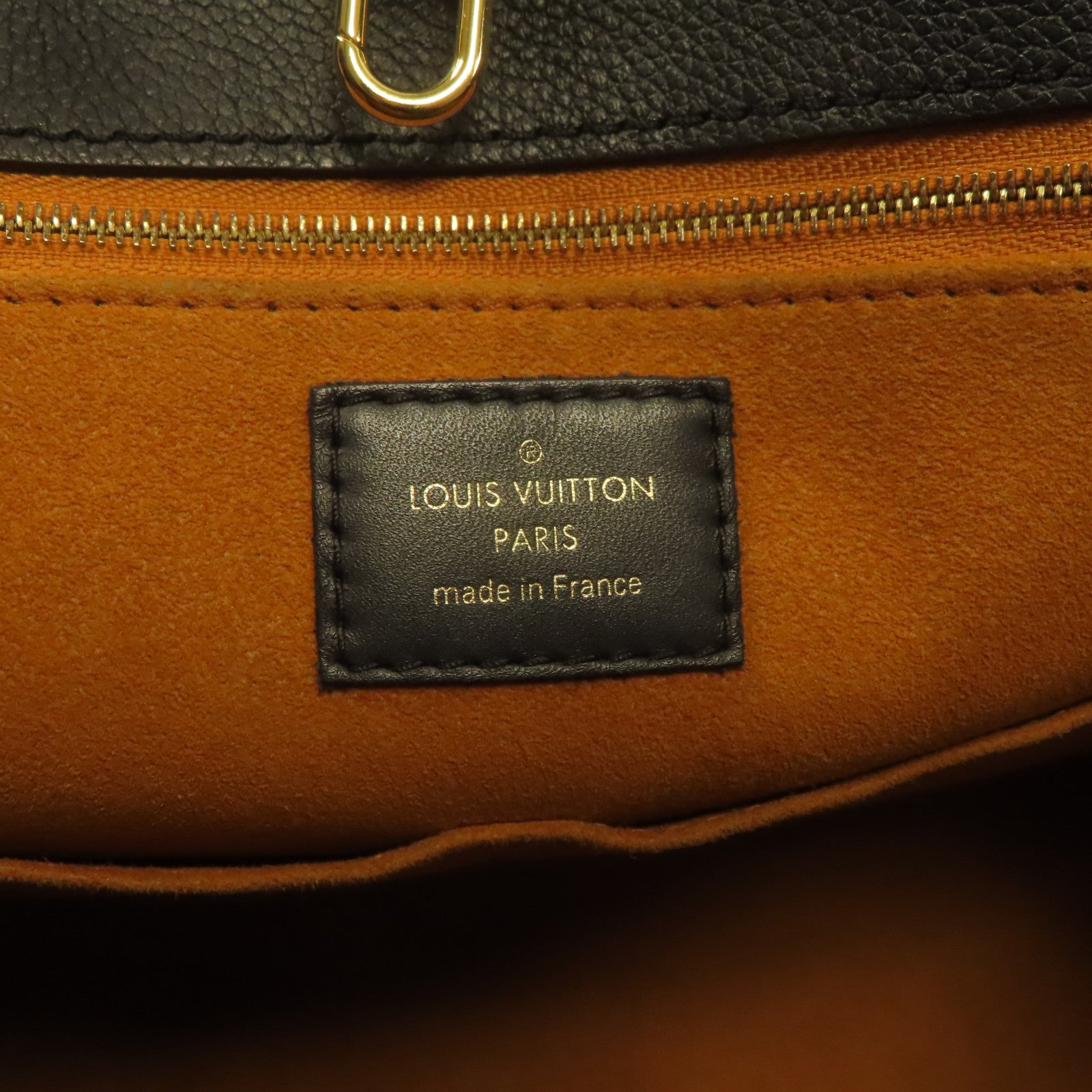 LOUIS VUITTON Monogram Empreinte On The Go金扣手挽肩背兩用袋