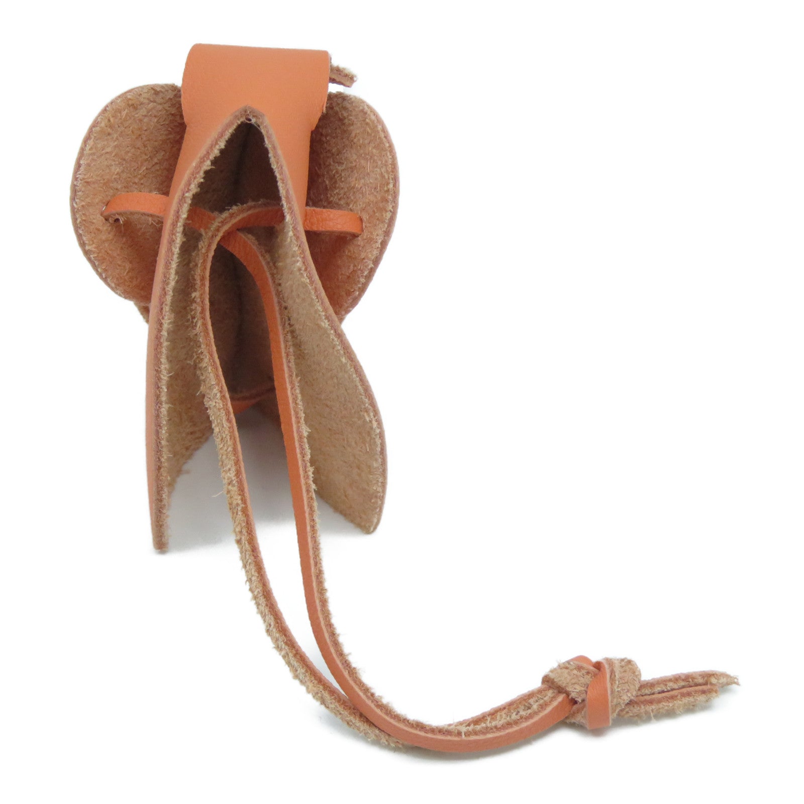 HERMES 【激減優惠】Swift皮革Tete De Cheval Horse Head Charm掛飾啡色