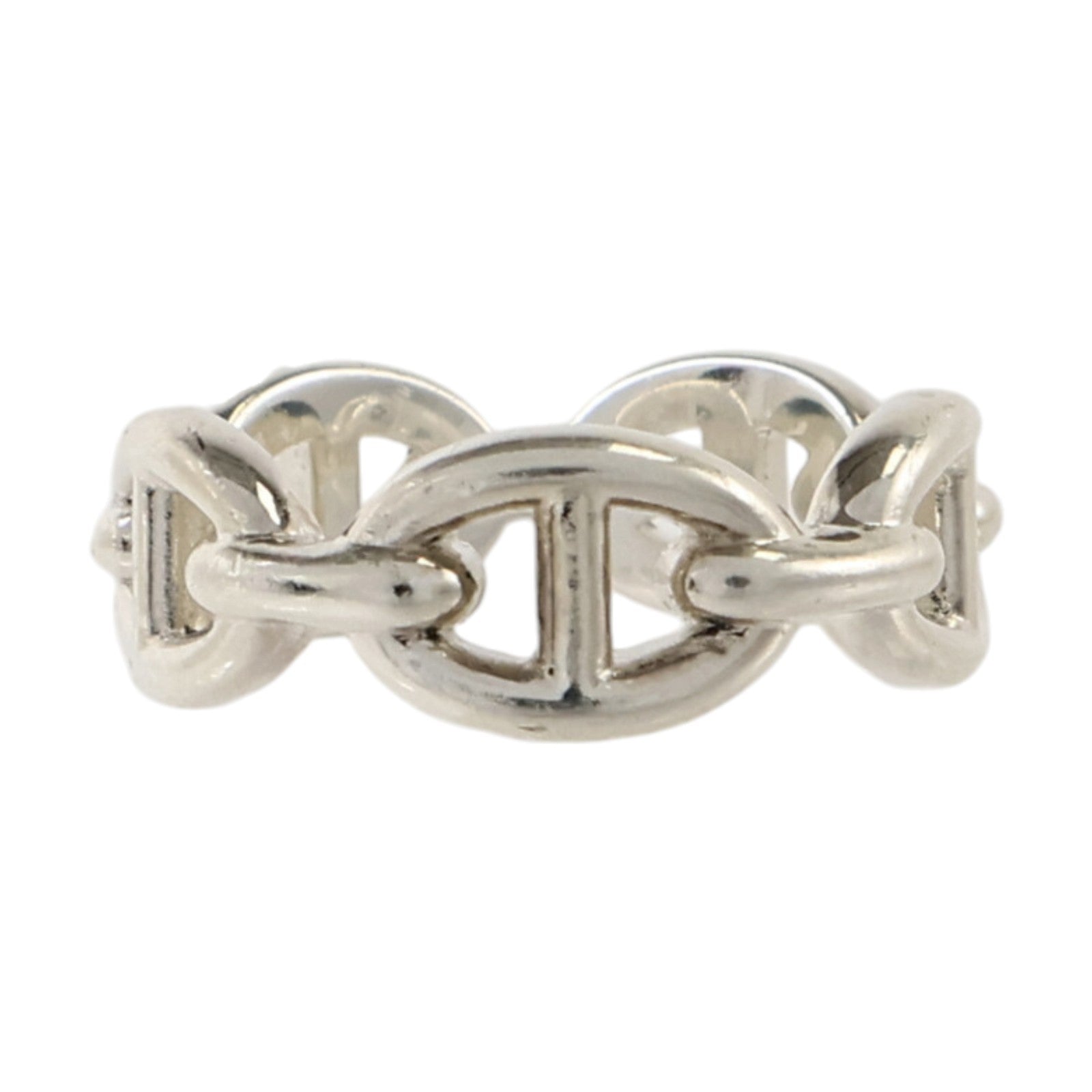 HERMES 925純銀Chaine D'Ancre Enchainee Ring戒指
