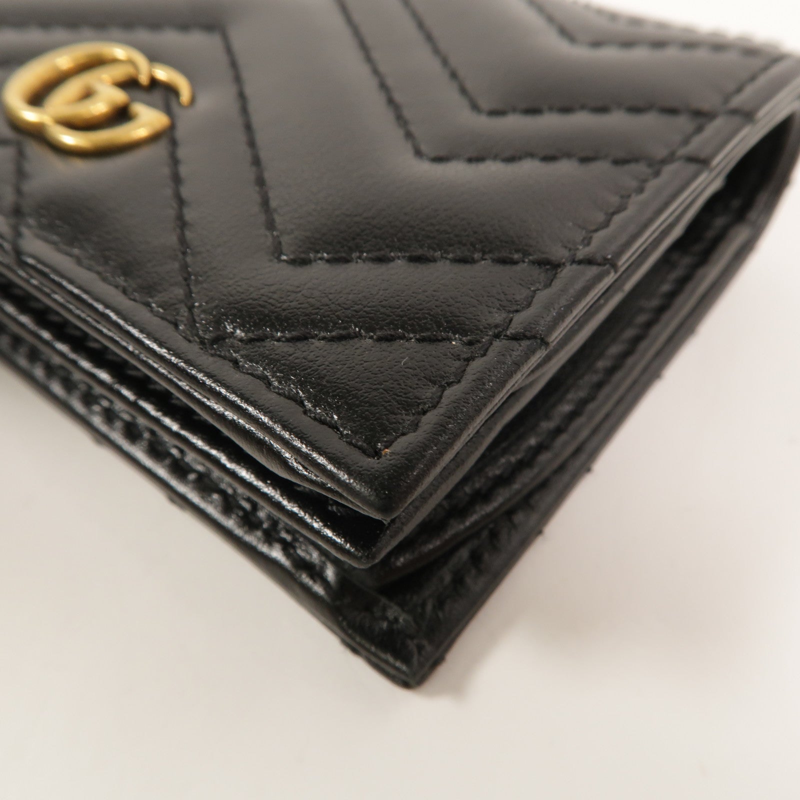 GUCCI 牛皮皮革GG Marmont Wallet錢包