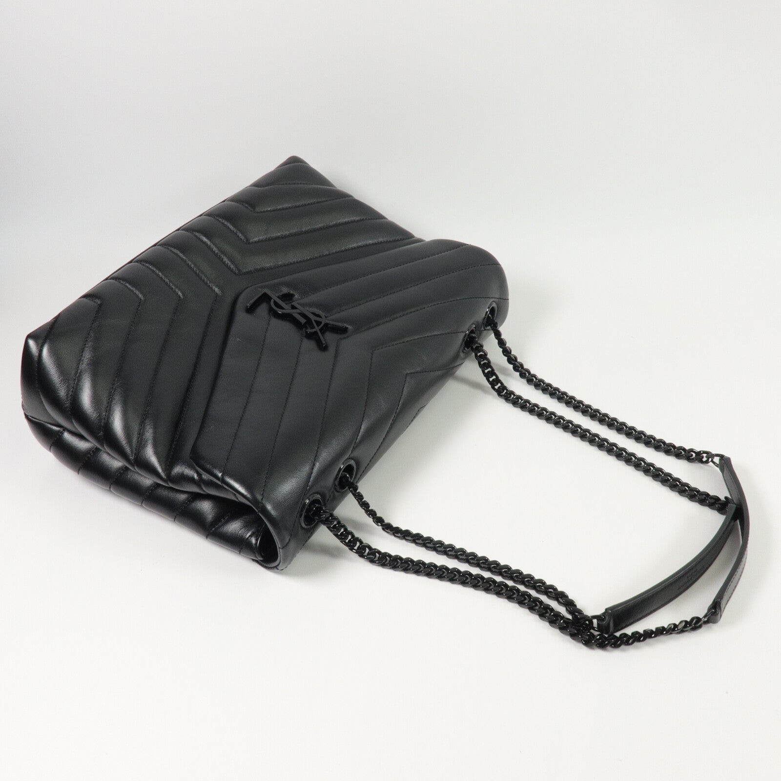 SAINT LAURENT 牛皮皮革LouLou Medium鏈帶肩背袋