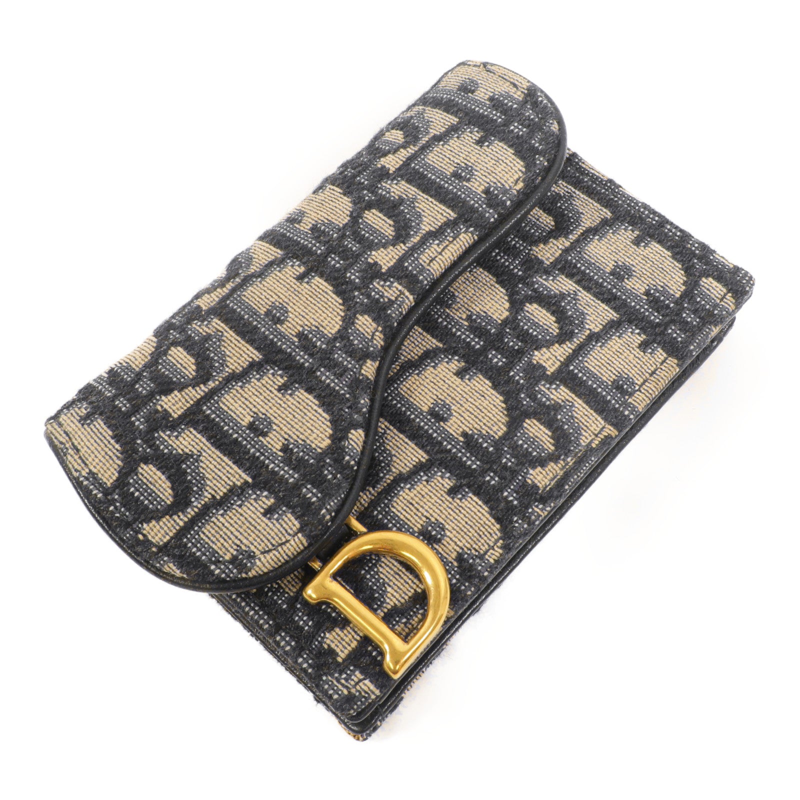 Dior Oblique帆布Saddle Card Case卡片套