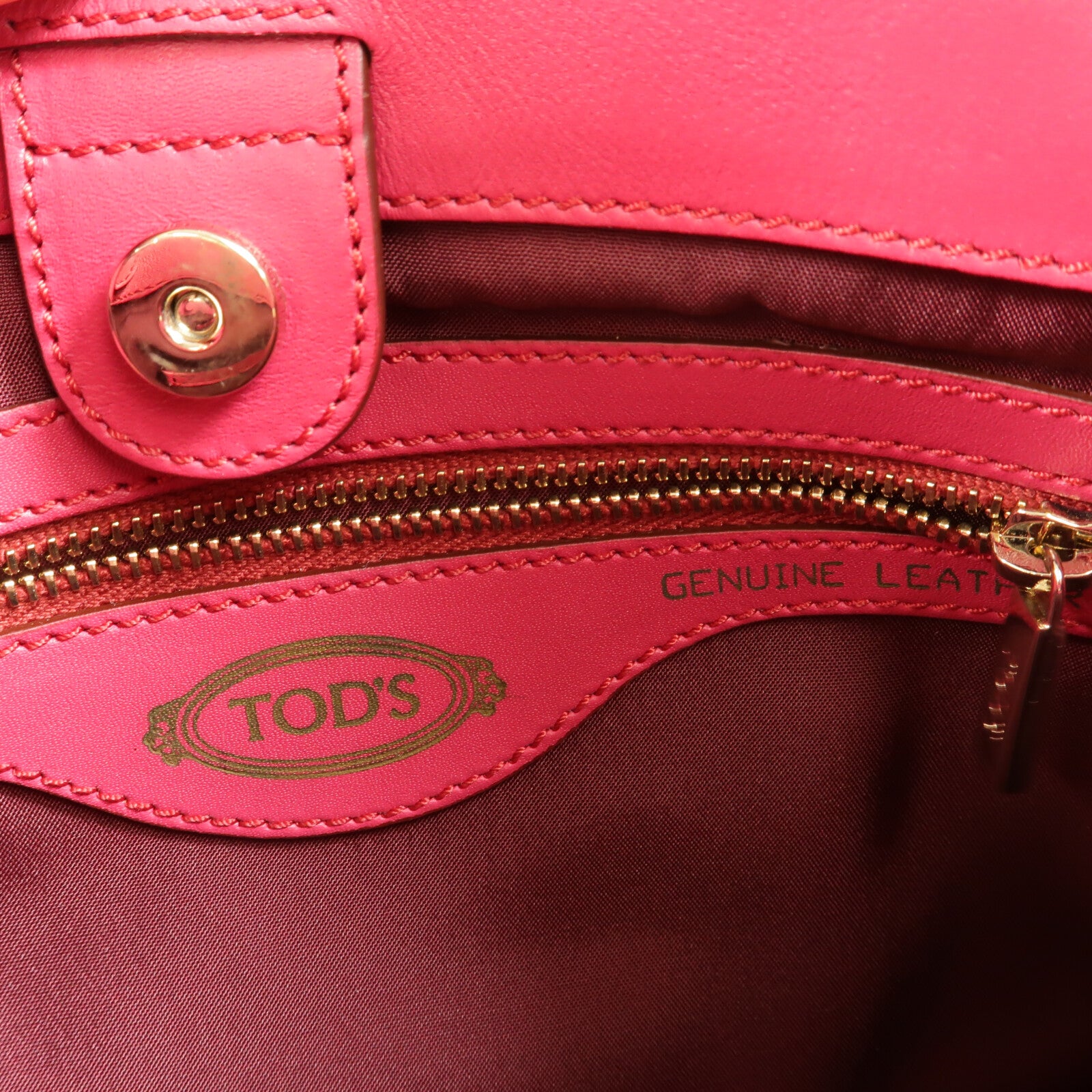 TOD'S 漆皮皮革Shoulder Bag手挽肩背兩用袋