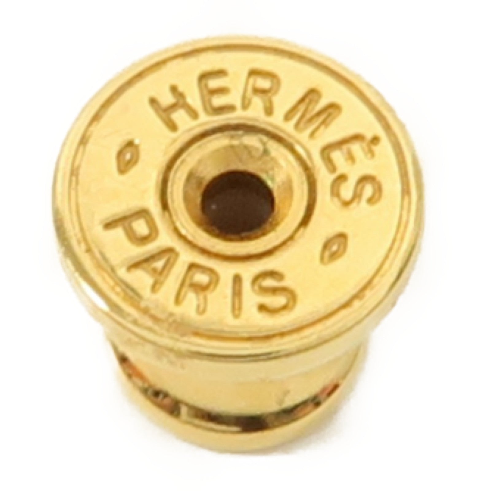 HERMES 金屬Heritage Equestre Earring耳環金色