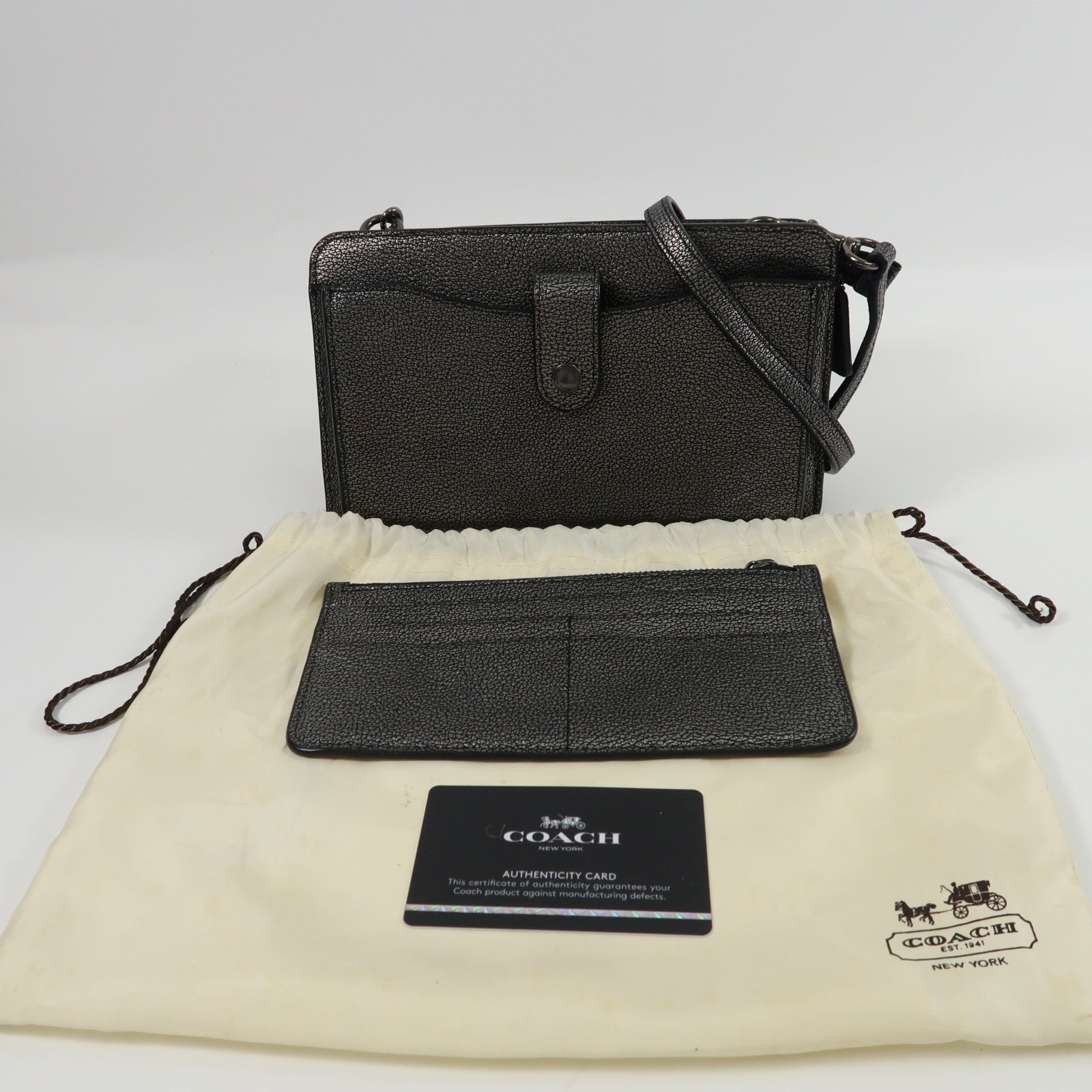COACH 牛皮皮革Shoulder Bag肩背袋