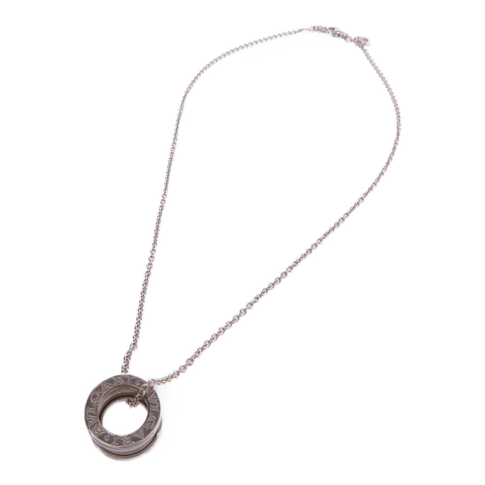 BVLGARI 18K白金B.zero 1 Necklace項鍊