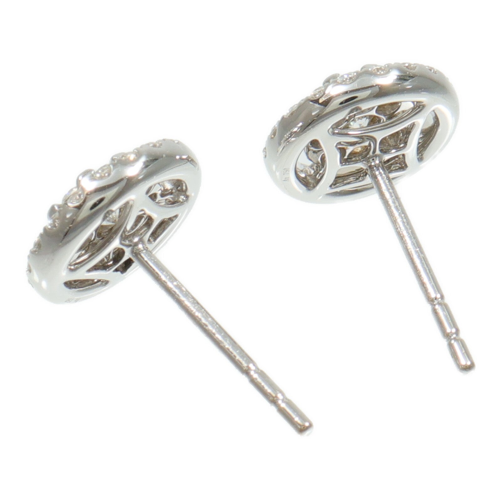 JEWELRY 18K白金Diamond Earrings鑽石耳環