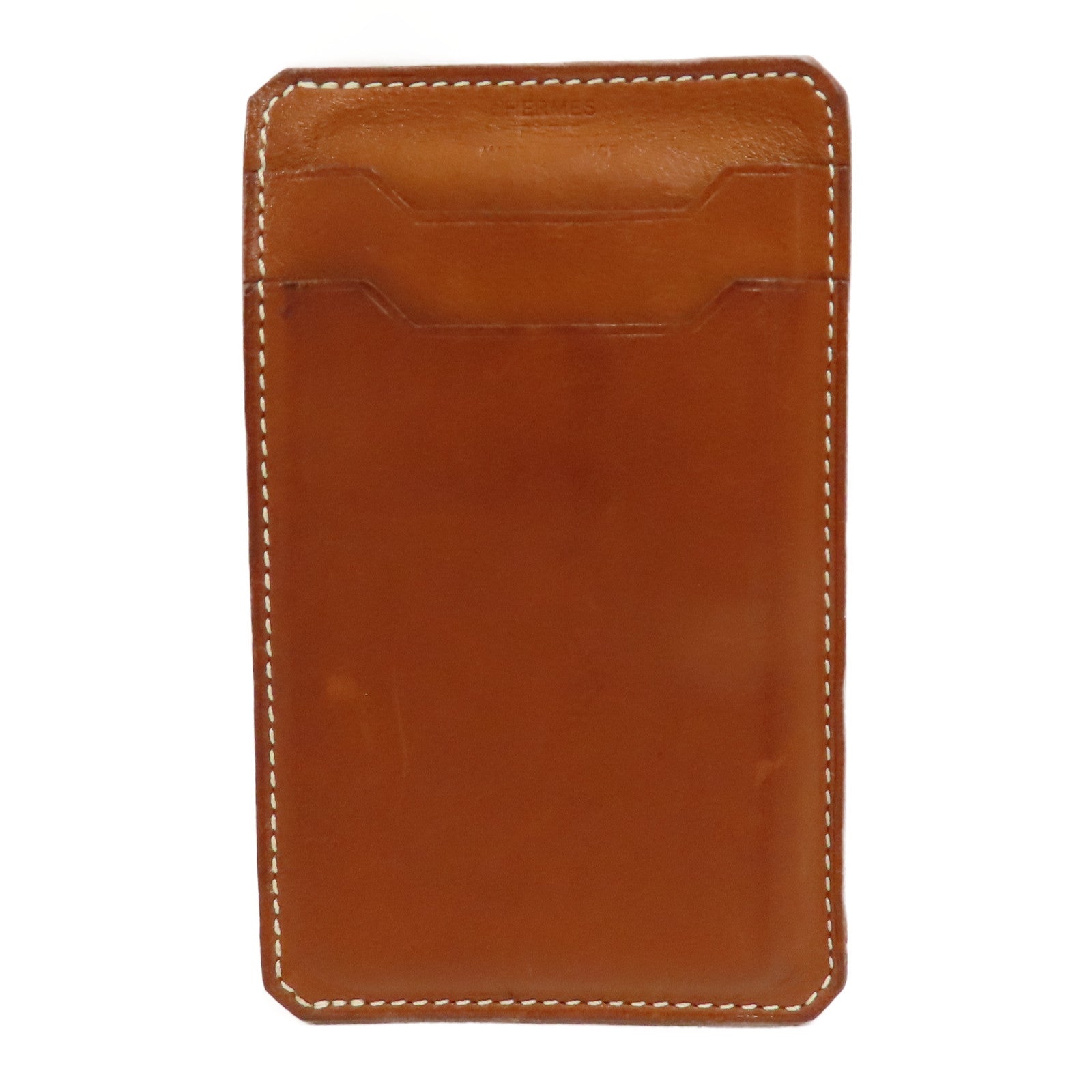 HERMES 牛皮皮革Card Case卡片套啡色