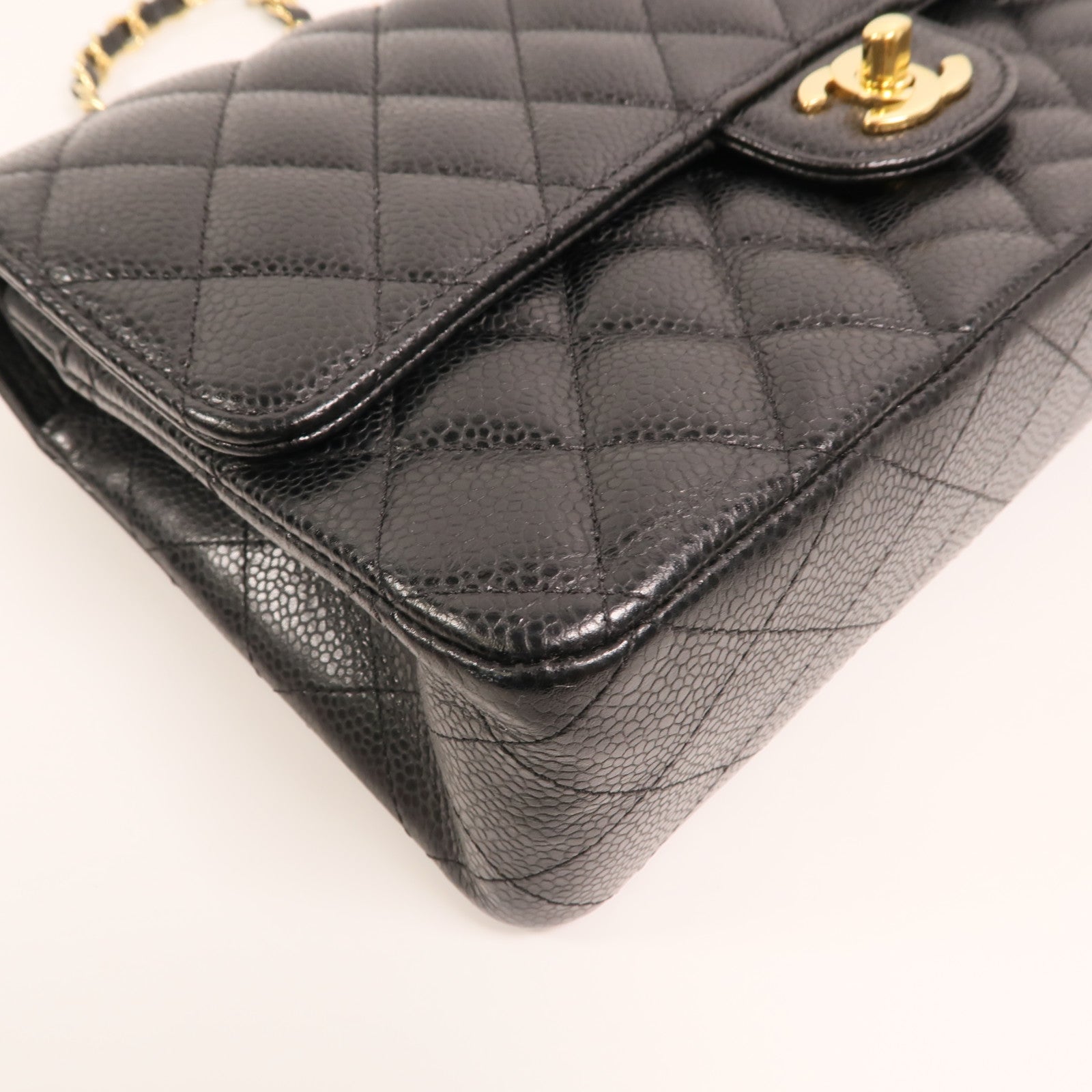 CHANEL 牛皮皮革Classic 25金扣鏈帶肩背袋