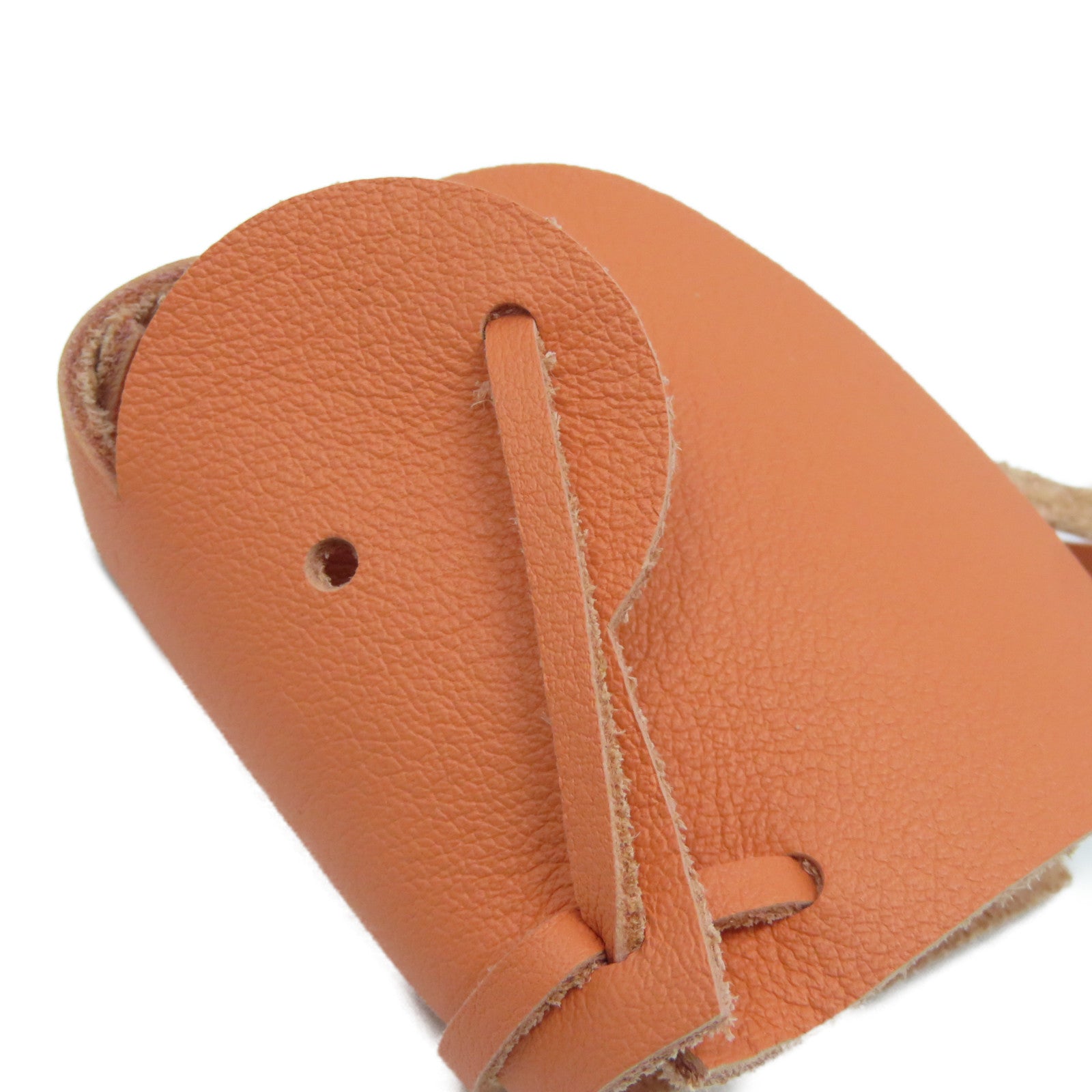 HERMES 【激減優惠】Swift皮革Tete De Cheval Horse Head Charm掛飾啡色