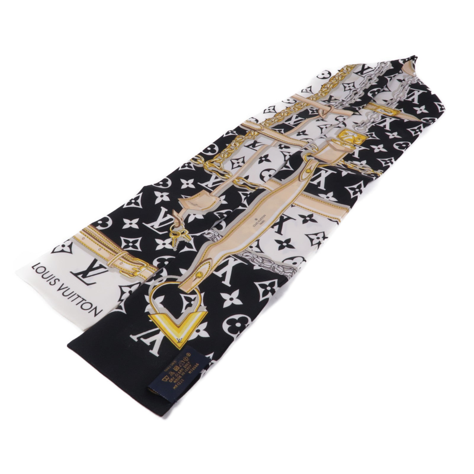 LOUIS VUITTON 絲質Monogram Confidential Bandeau絲巾