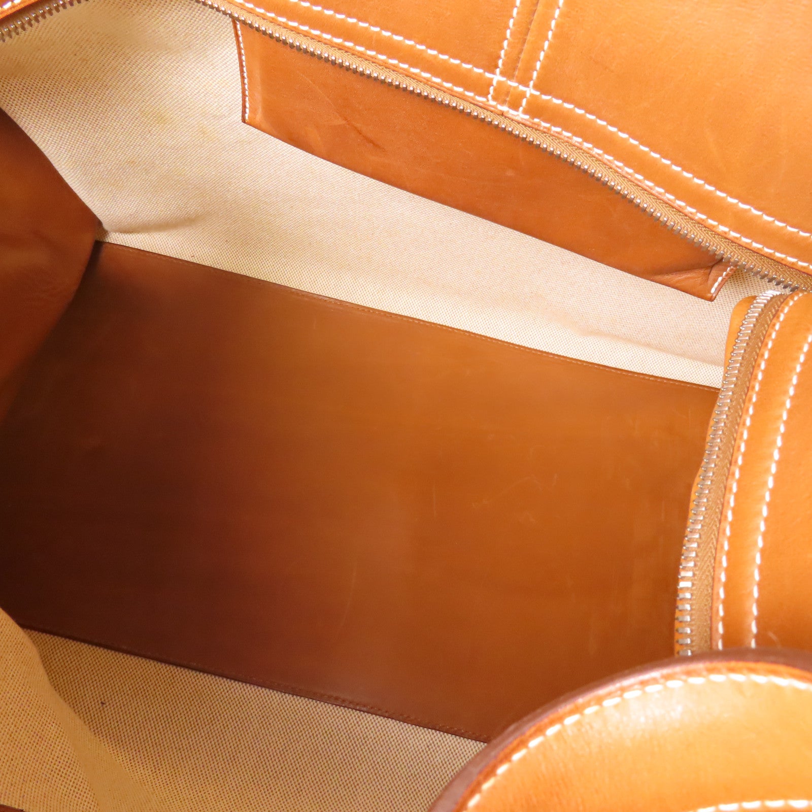 HERMES 帆布Handbag銀扣手挽袋