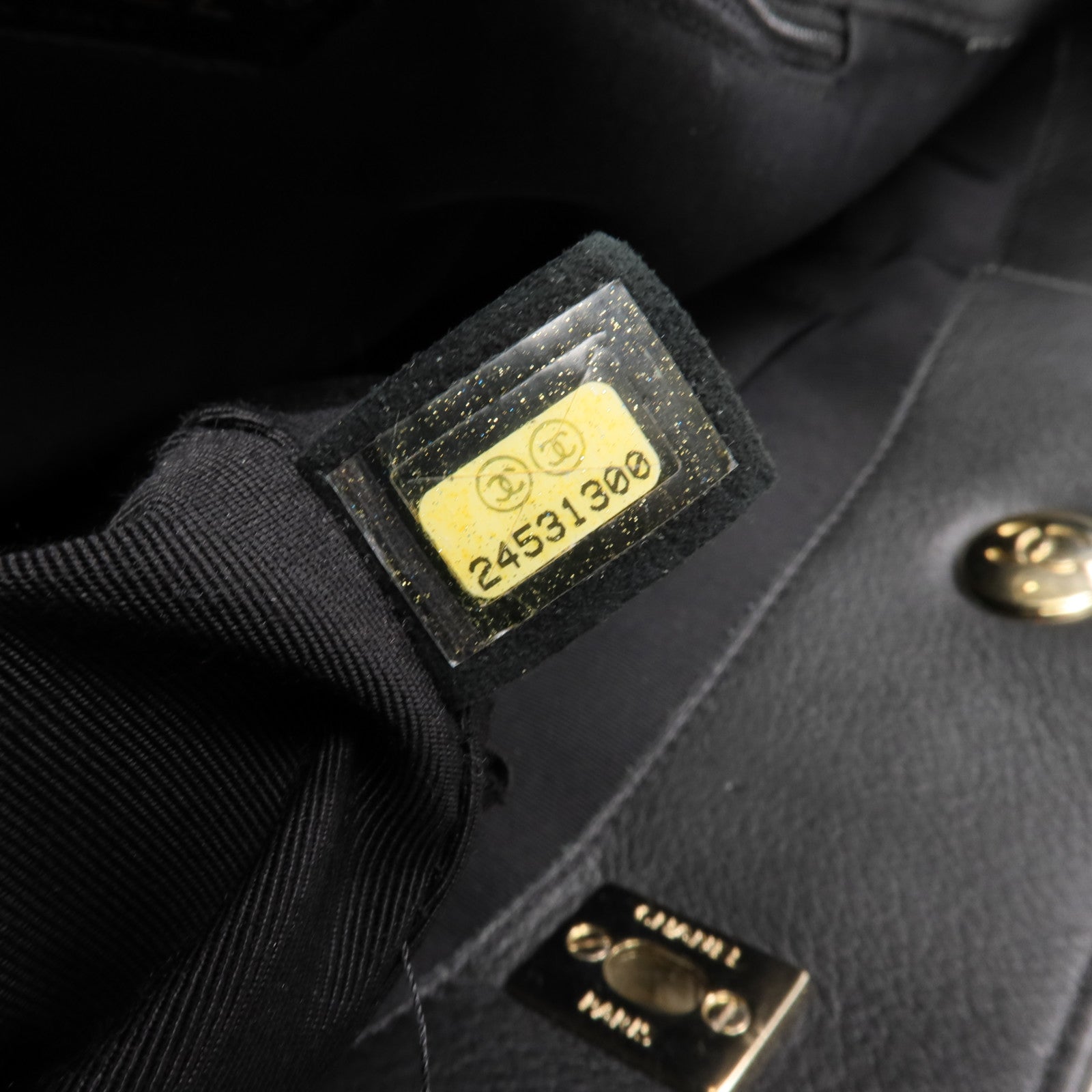 CHANEL 牛皮皮革2way Shoulder Bag金扣手挽肩背兩用袋