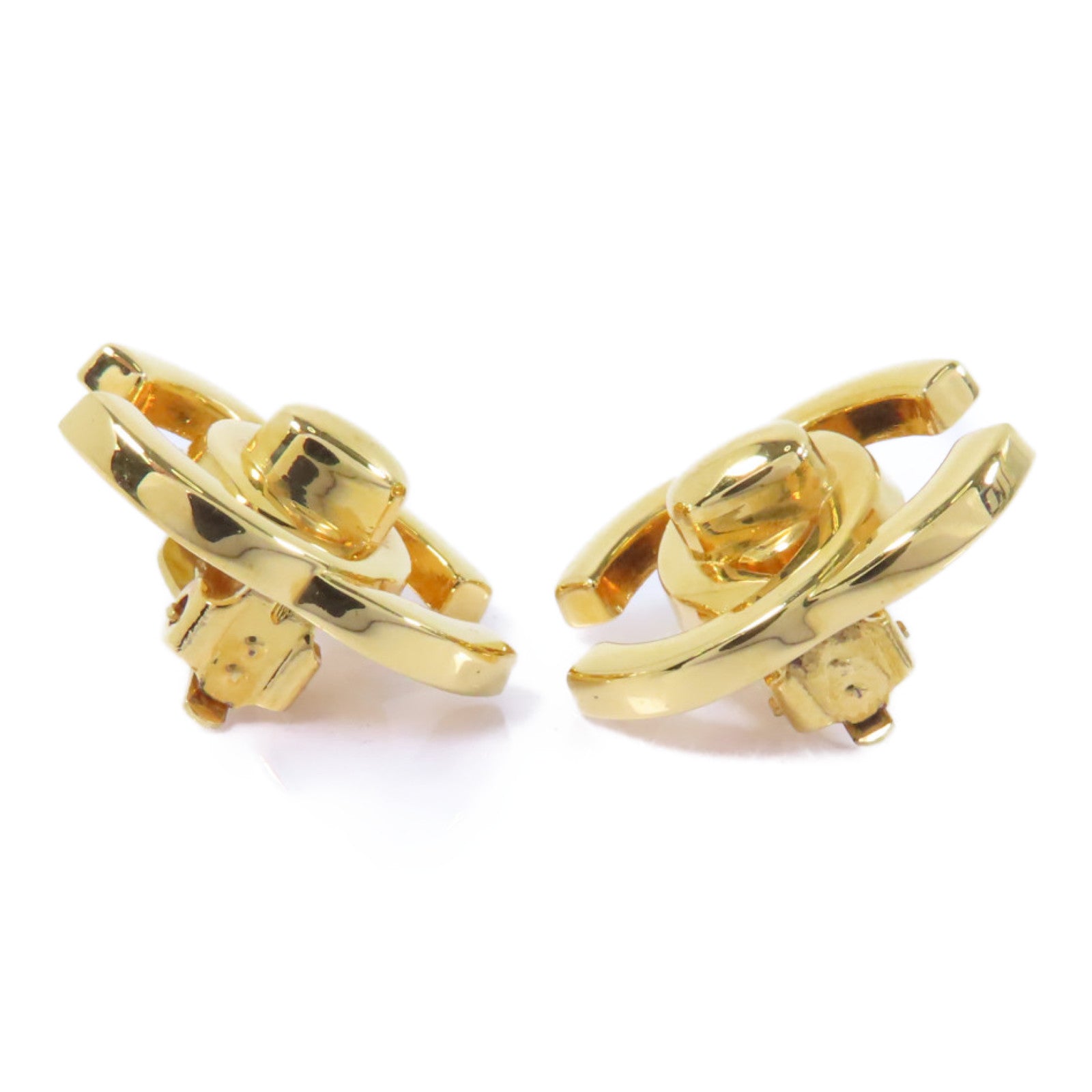 CHANEL 金屬Vintage Earrings耳環金色