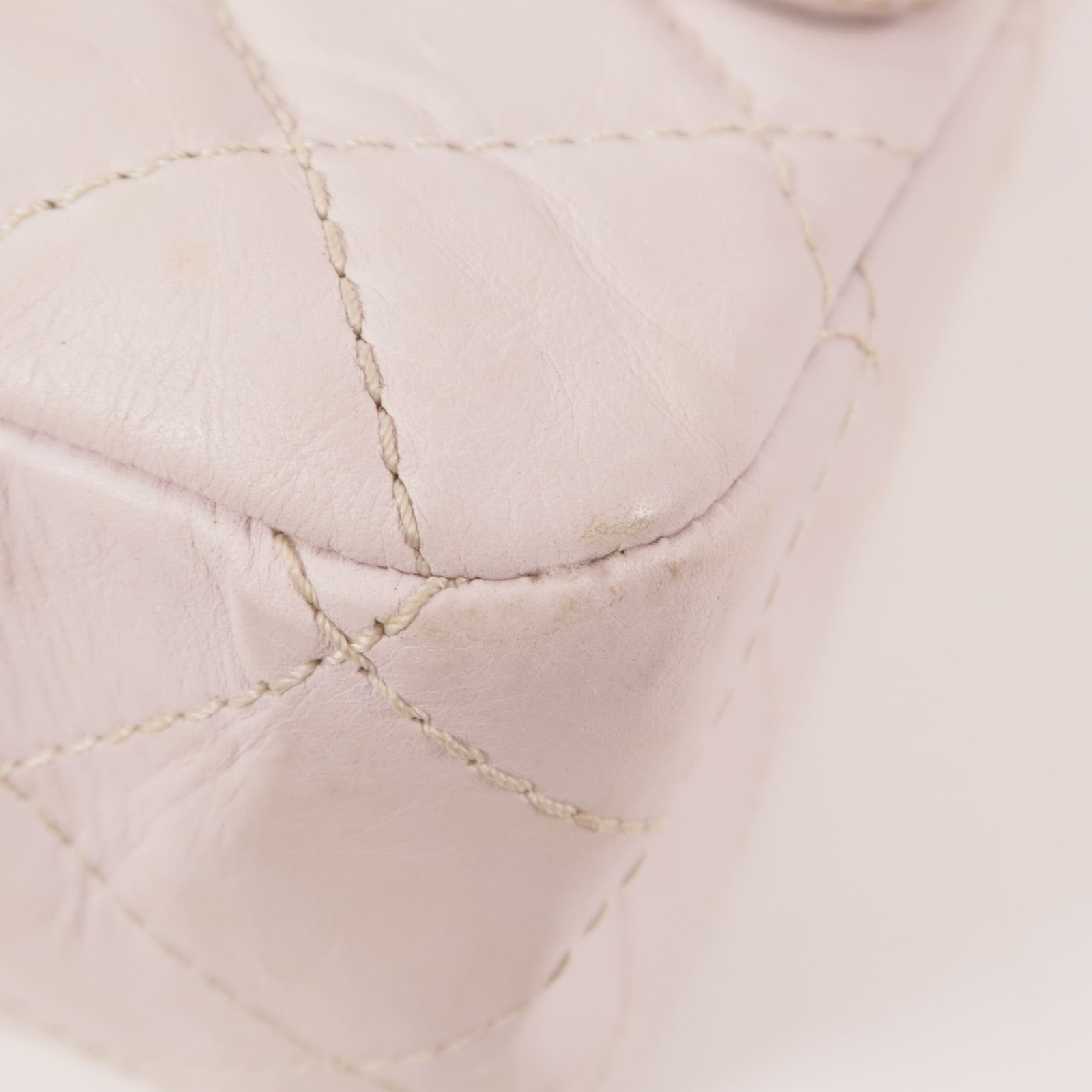 CHANEL 【激減優惠】牛皮皮革2.55 Jumbo鏈帶肩背袋