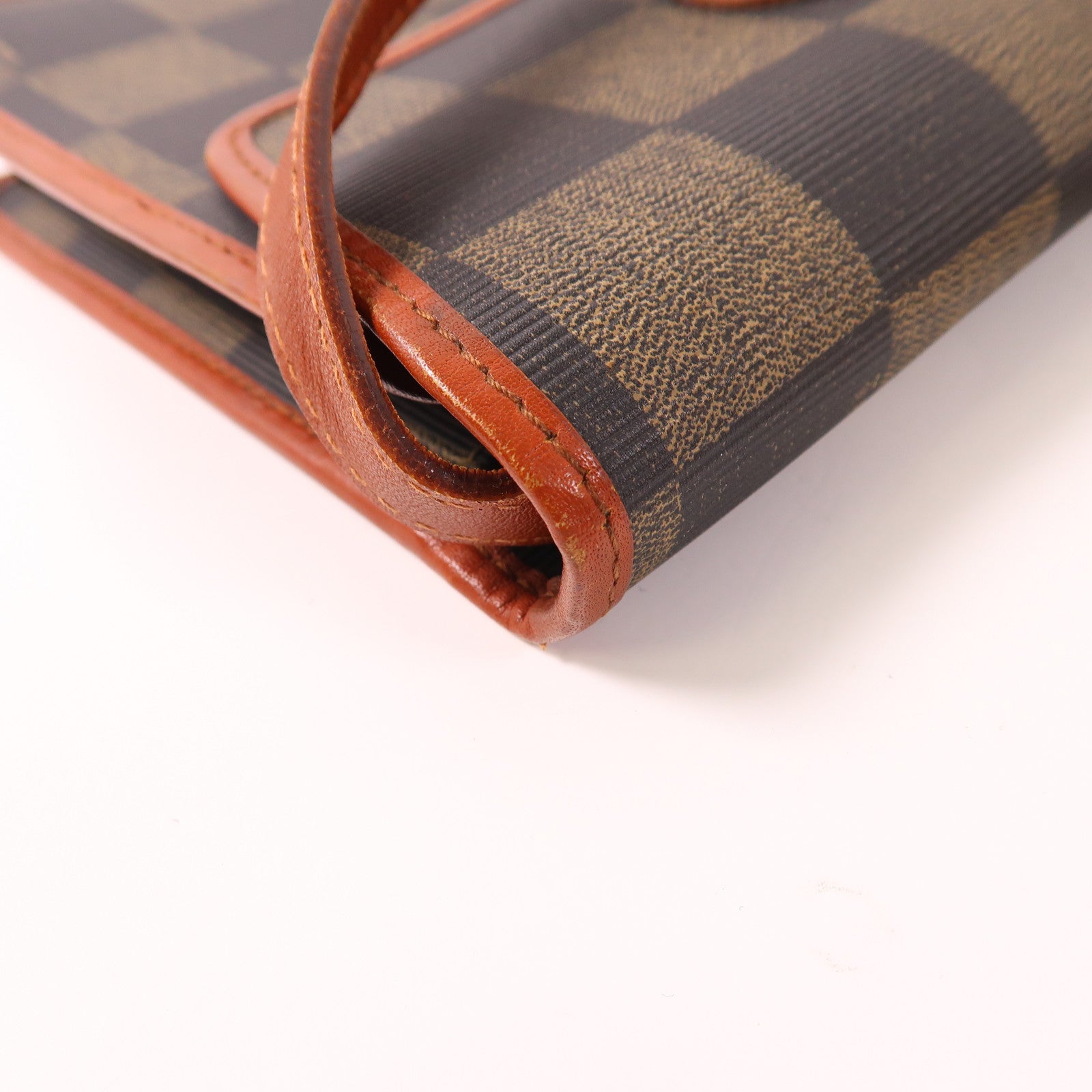 FENDI 【激減優惠】塗層帆布Vintage Shoulder Bag銀扣肩背袋