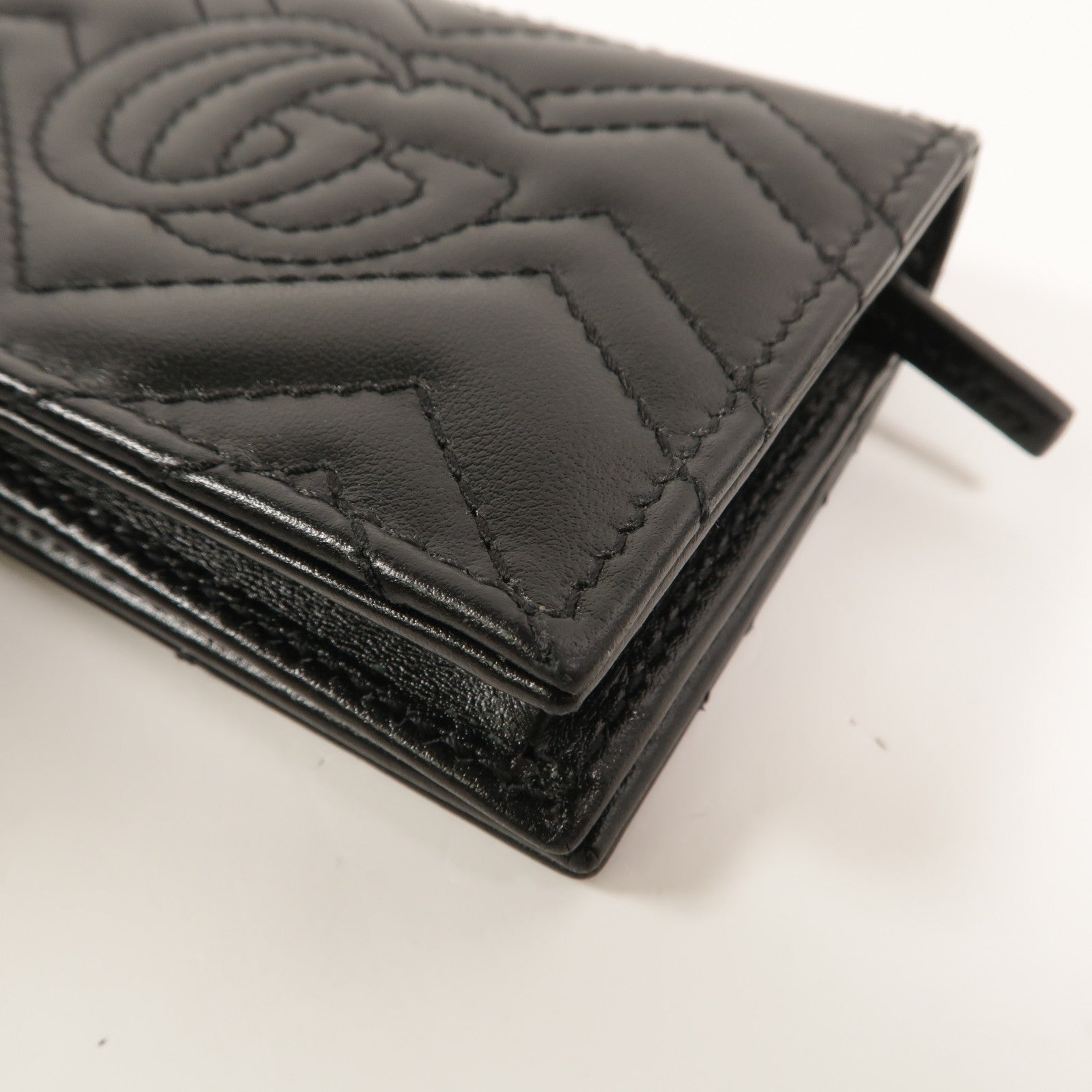 GUCCI 牛皮皮革GG Marmont Wallet錢包