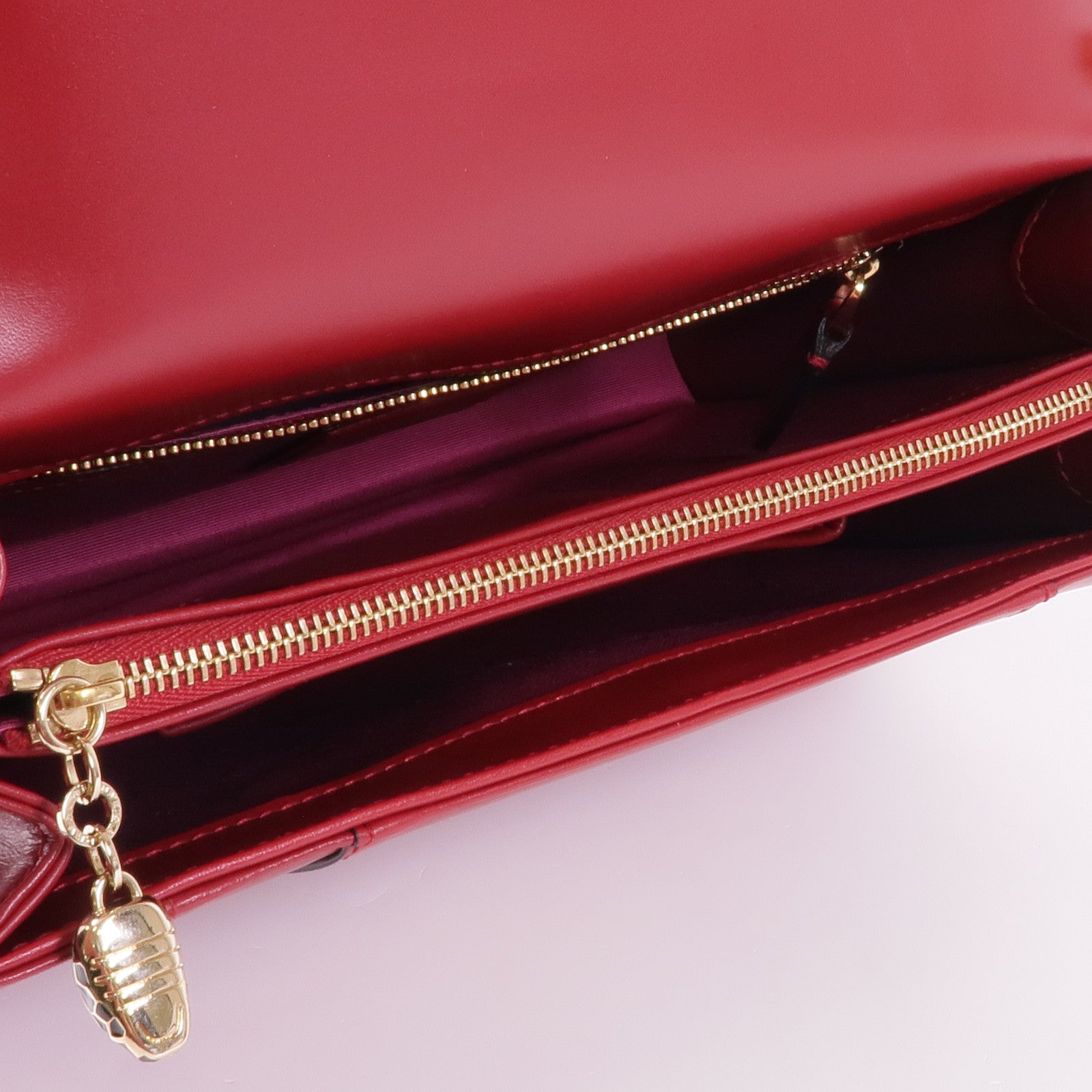 BVLGARI 牛皮皮革Shoulder Bag金扣肩背袋