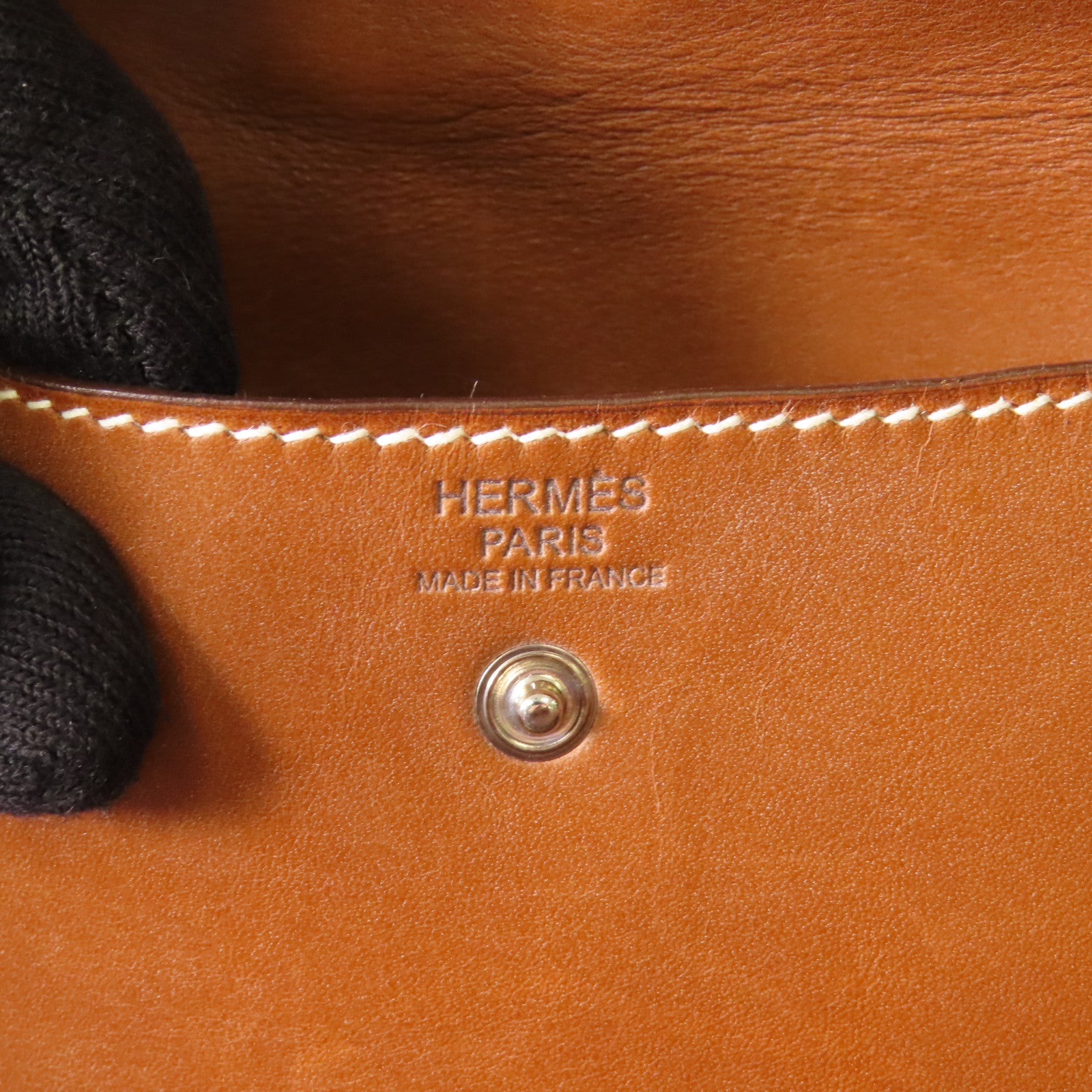 HERMES 帆布Handbag銀扣手挽袋