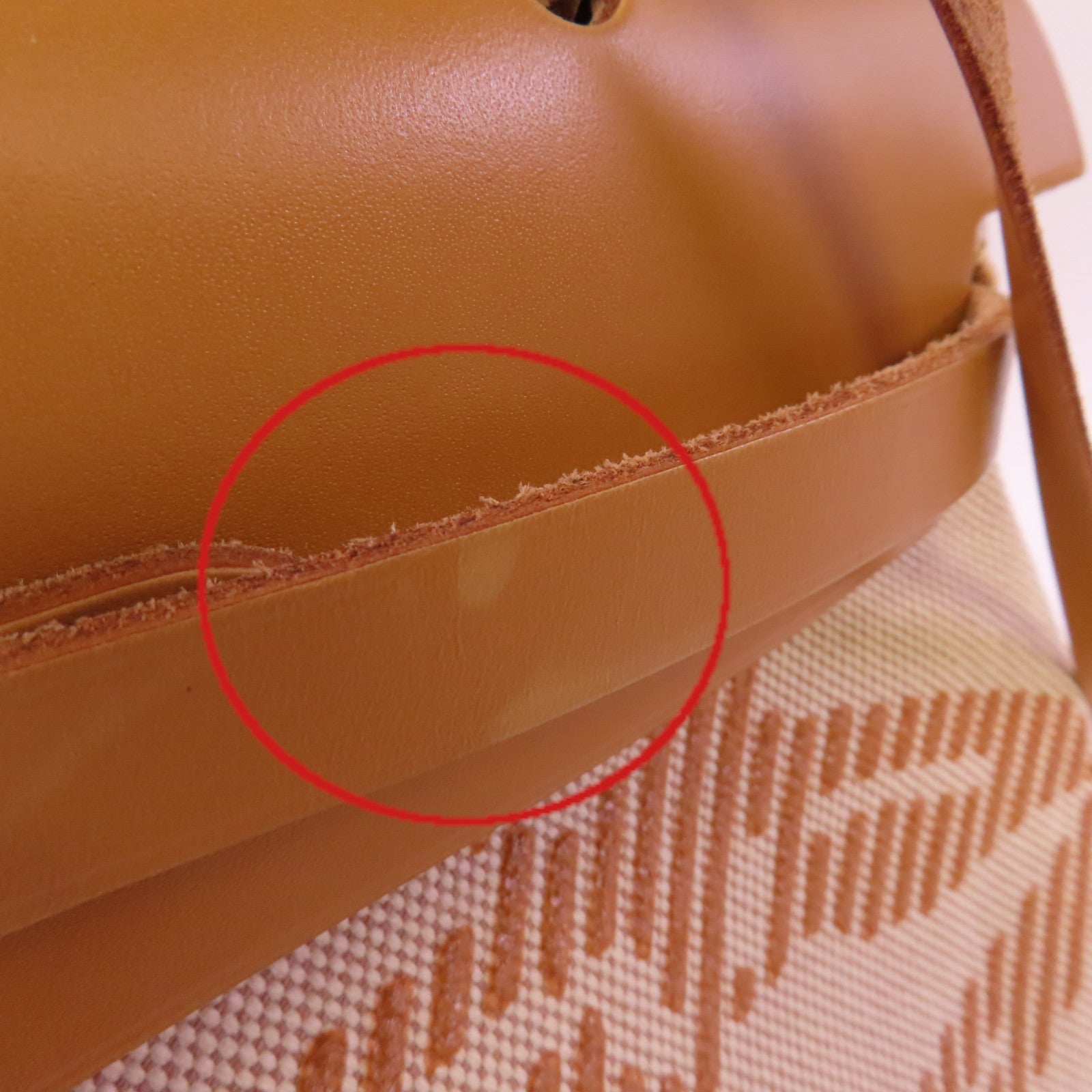 HERMES Toile H帆布Herbag PM Zip Retourne 31 Limited Edition 2Way Shoulder Bag銀扣手挽肩背兩用袋杏色/啡色