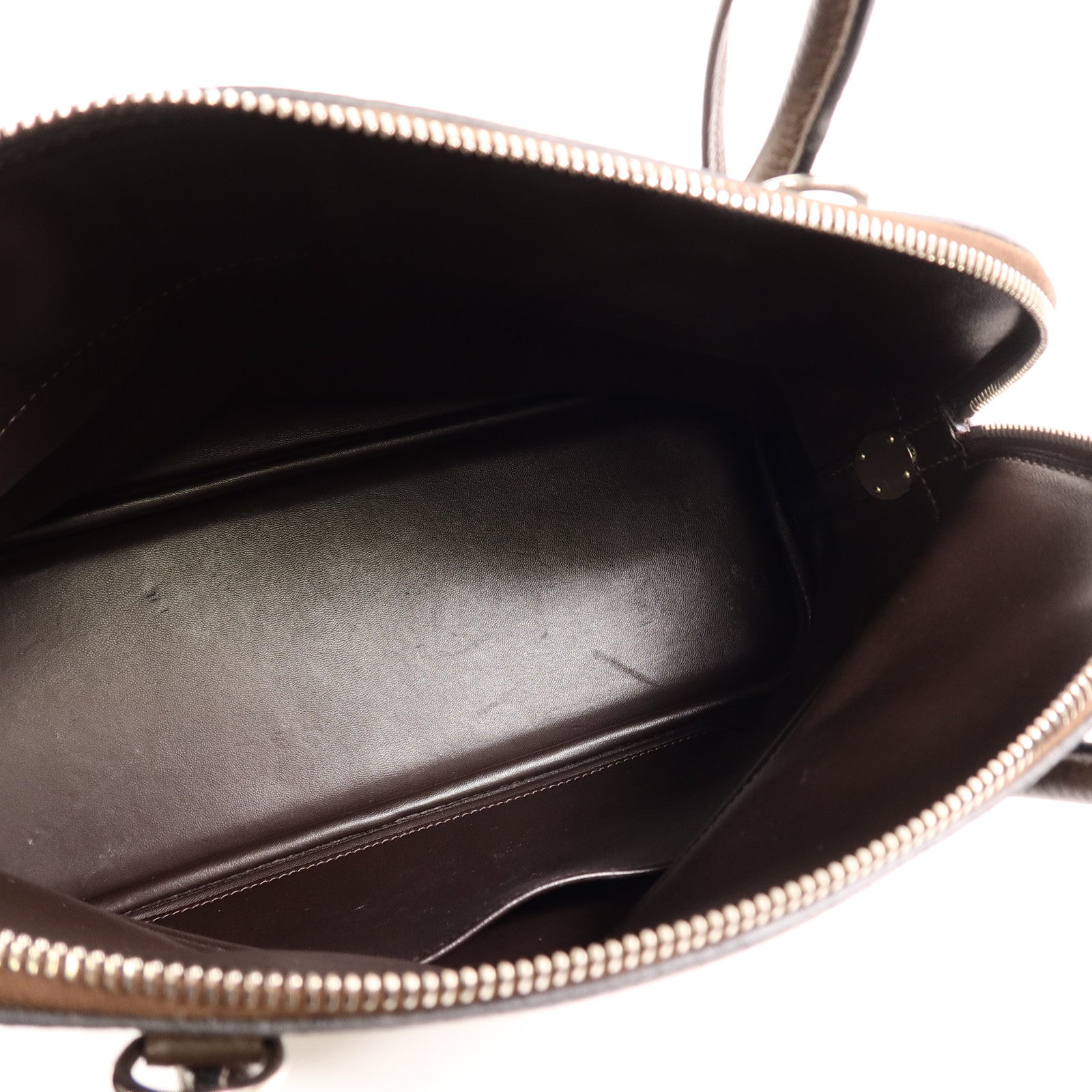 HERMES Togo皮革Bolide 31手挽肩背兩用袋Chocolat