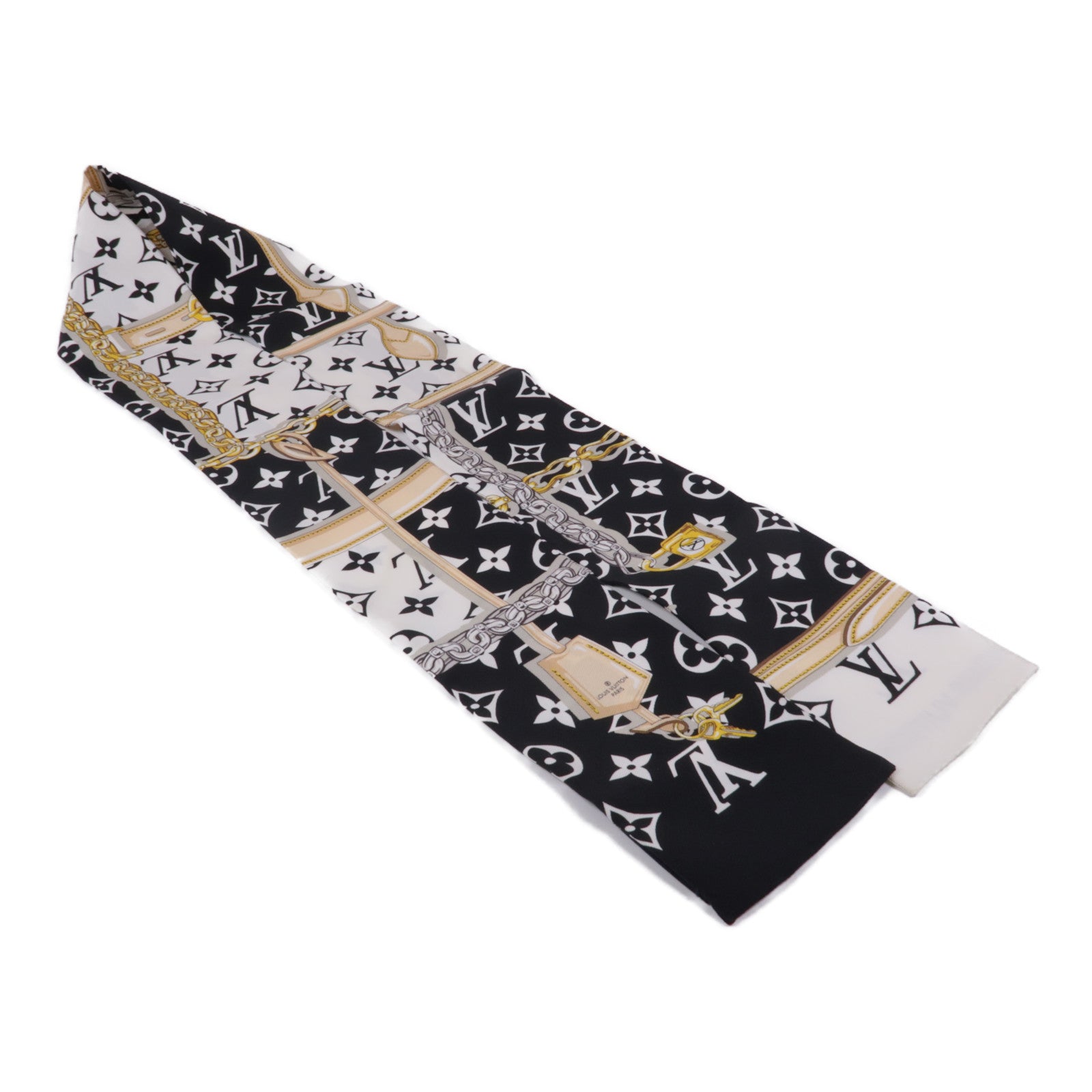 LOUIS VUITTON 絲質Monogram Confidential Bandeau絲巾