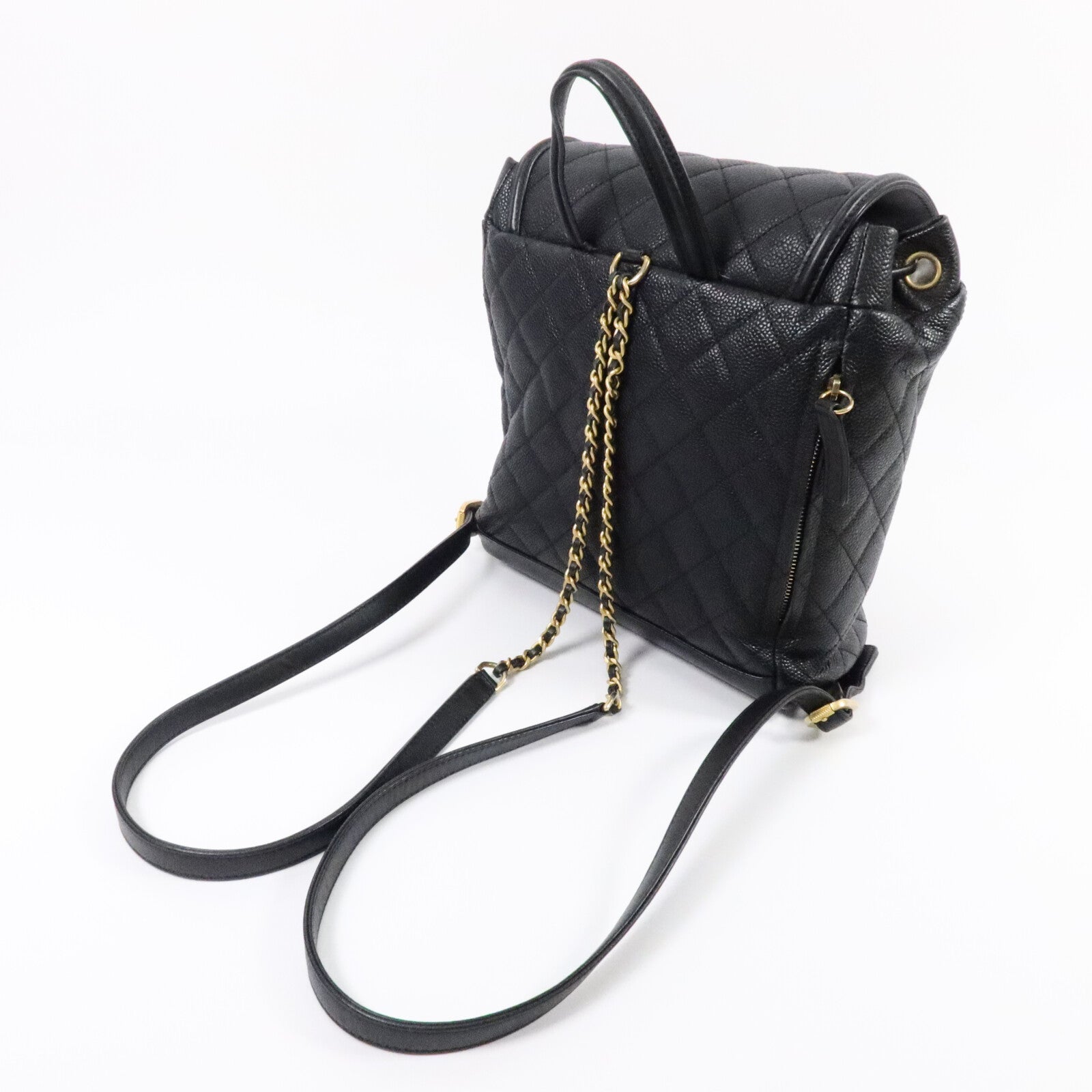 CHANEL 牛皮皮革Filigree Backpack背包