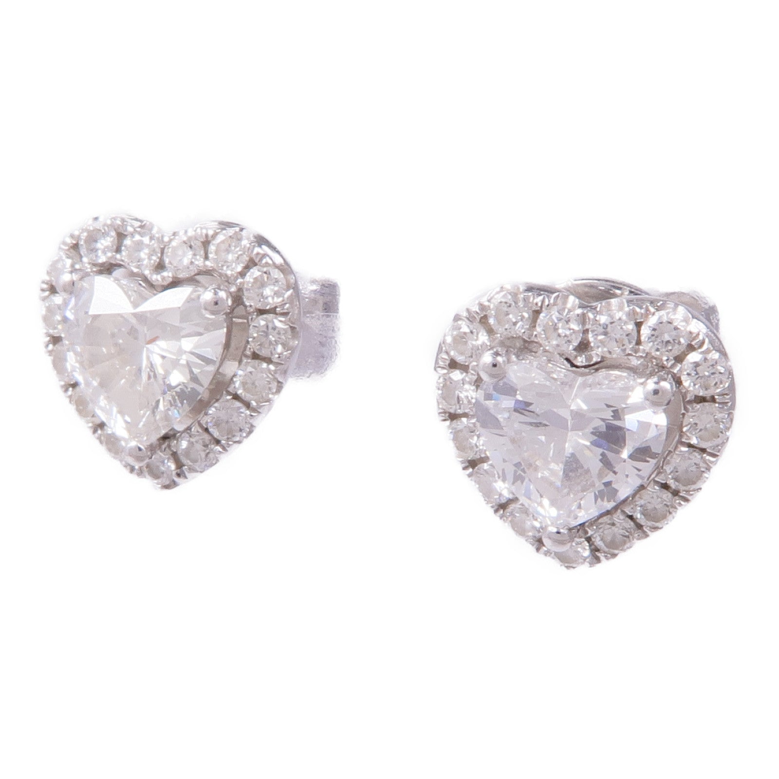 JEWELRY 18K白金Diamond Earrings鑽石耳環
