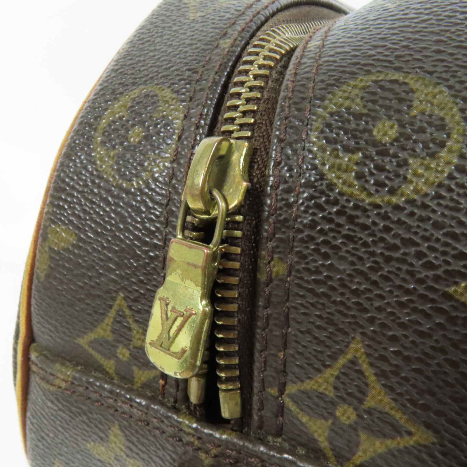 LOUIS VUITTON Monogram Blois金扣肩背袋棕色