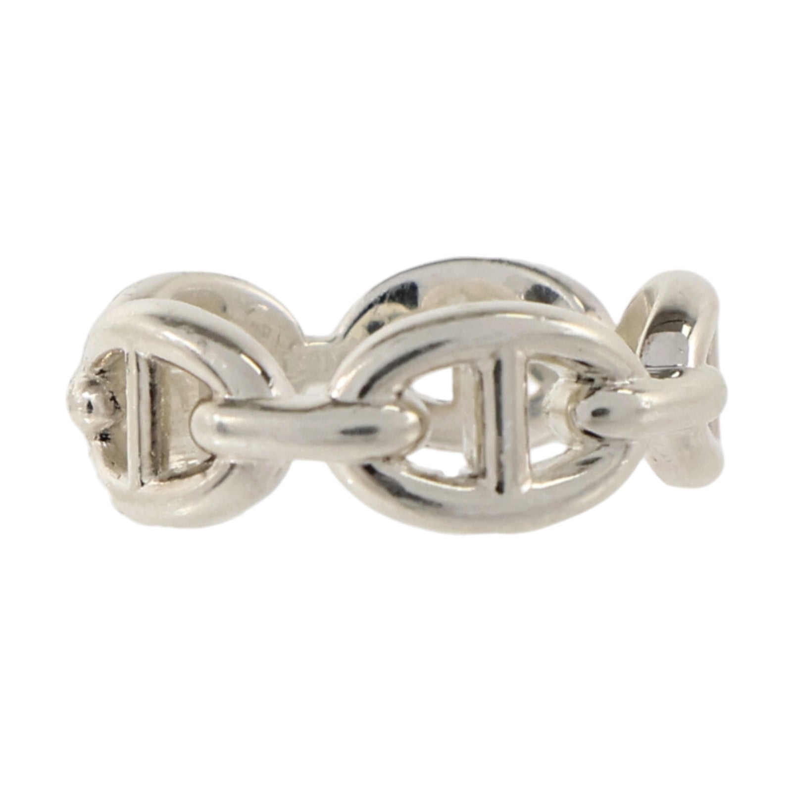 HERMES 925純銀Chaine D'Ancre Enchainee Ring戒指