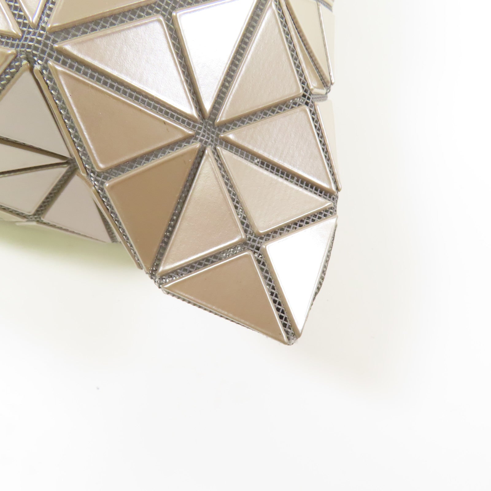 BAO BAO ISSEYMIYAKE Tote Bag PVC Gold