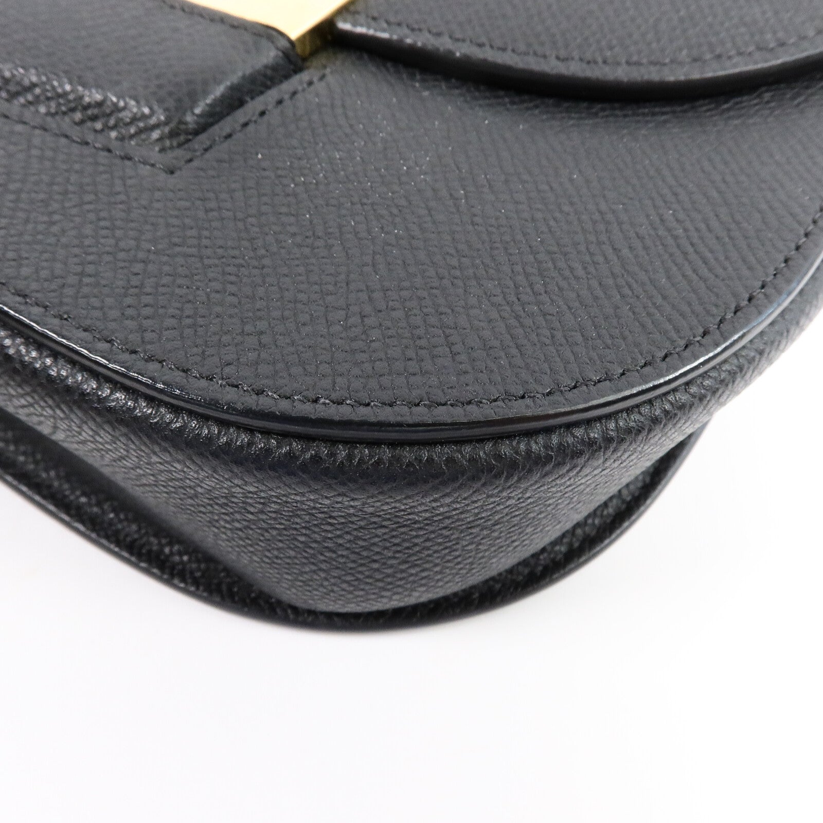 CELINE 牛皮皮革Trotteur Small金扣肩背袋