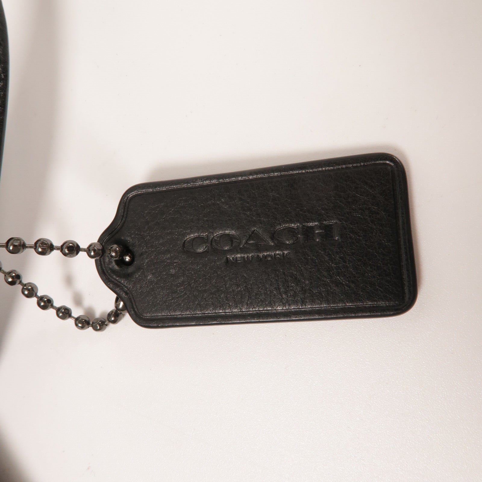 COACH 牛皮皮革Manhattan Foldover Tote Bag手挽肩背兩用袋