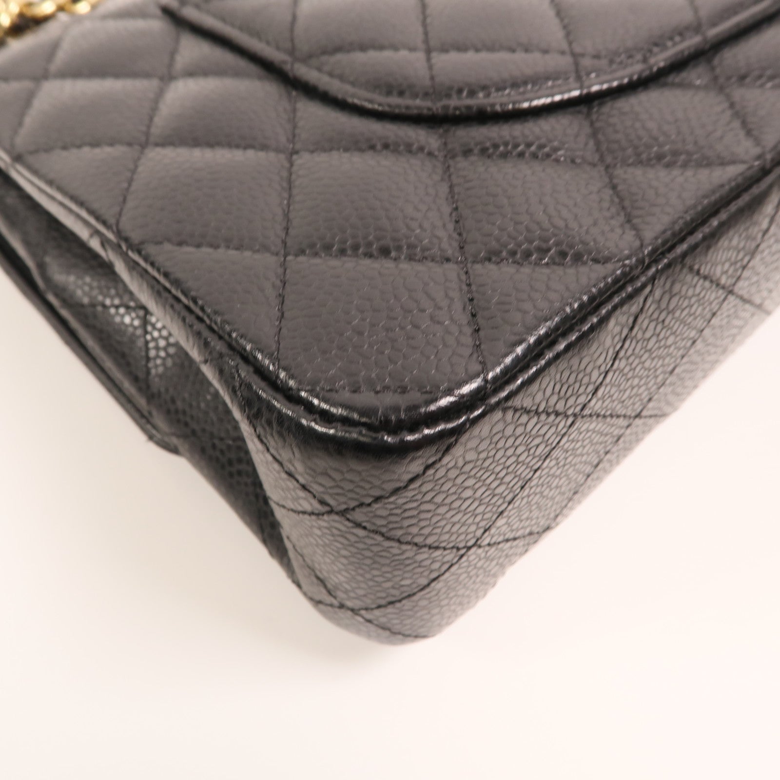 CHANEL 牛皮皮革Classic 25金扣鏈帶肩背袋