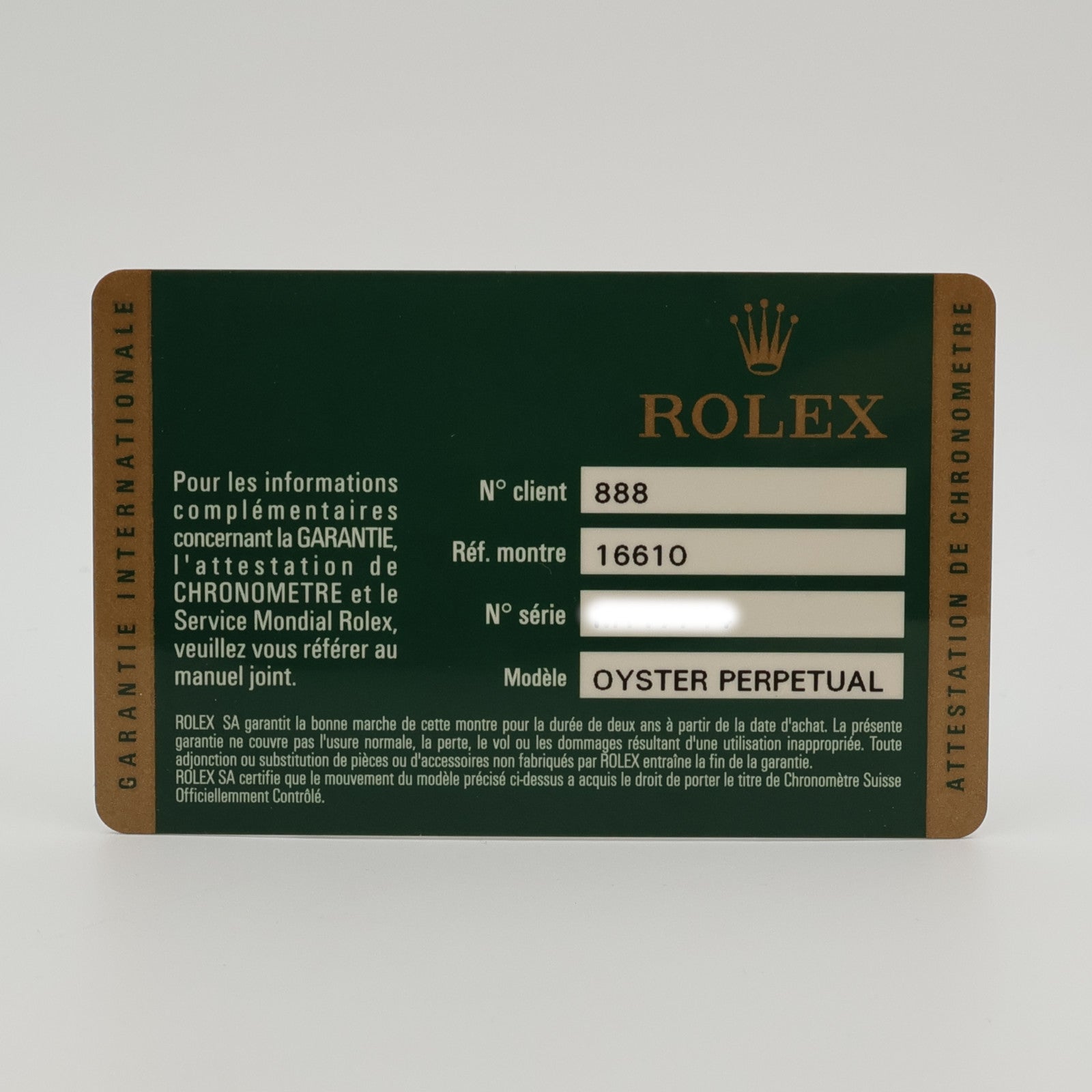 ROLEX Submarinar Date 16610