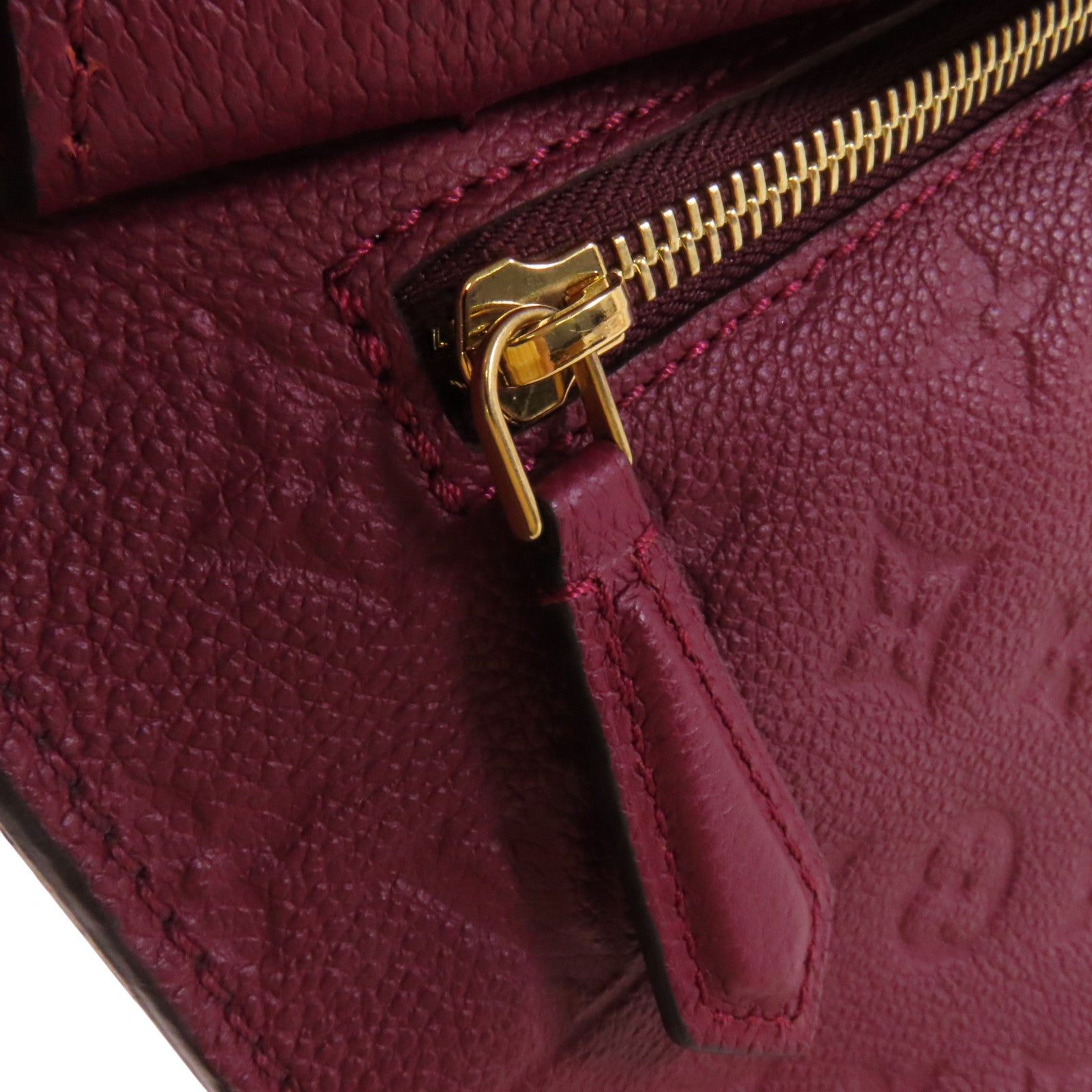 LOUIS VUITTON Monogram Empreinte Pont Neu金扣手挽袋