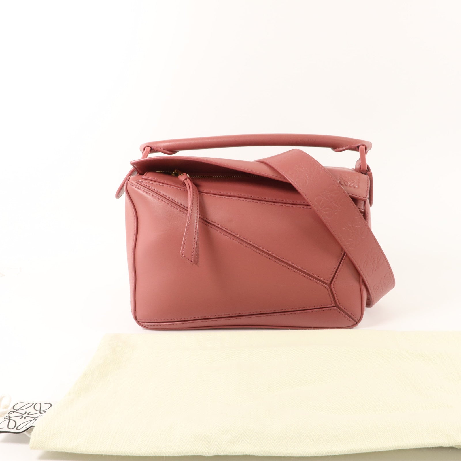 LOEWE 牛皮皮革Puzzle手挽肩背兩用袋