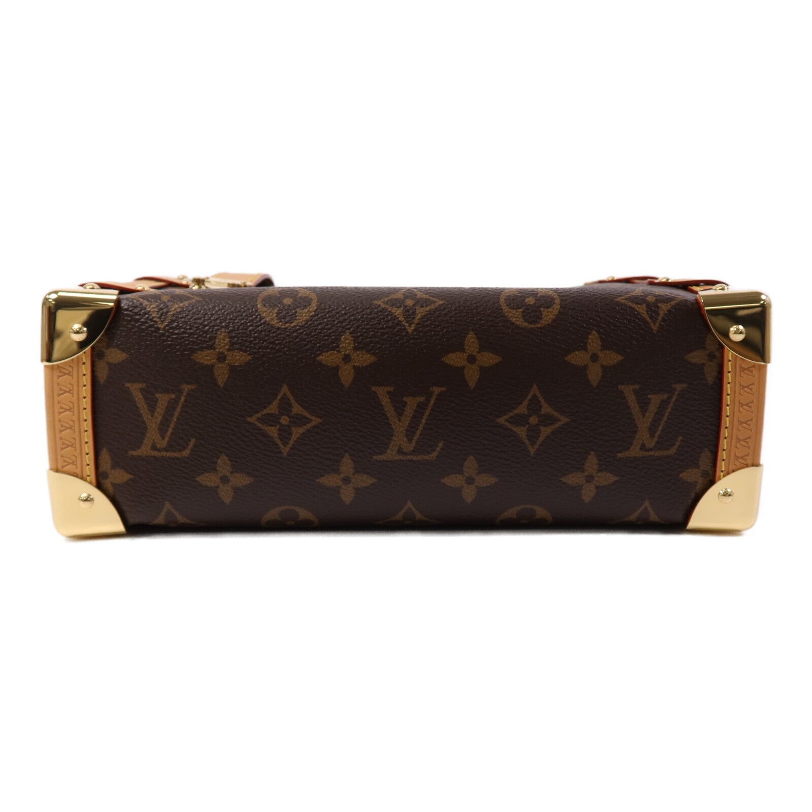 LOUIS VUITTON 【激減優惠】Monogram Side Trunk金扣手挽肩背兩用袋