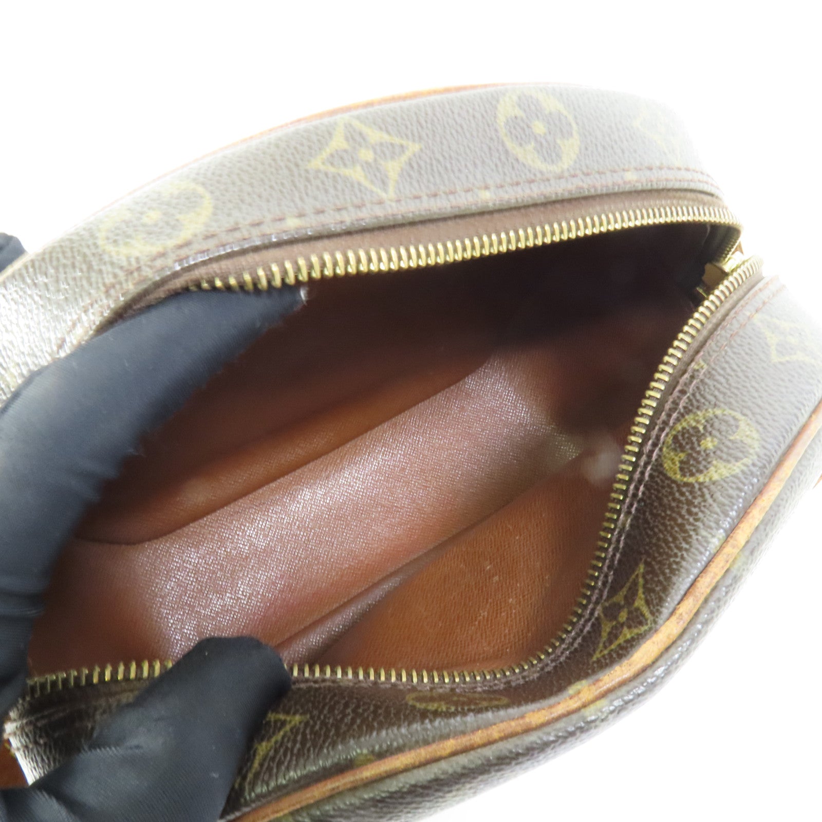 LOUIS VUITTON Monogram Blois金扣肩背袋棕色