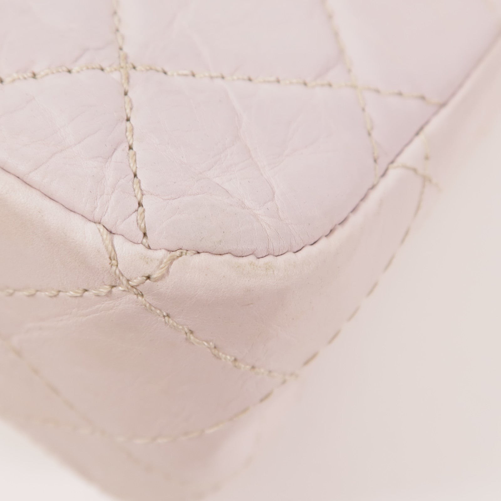 CHANEL 牛皮皮革2.55 Jumbo鏈帶肩背袋