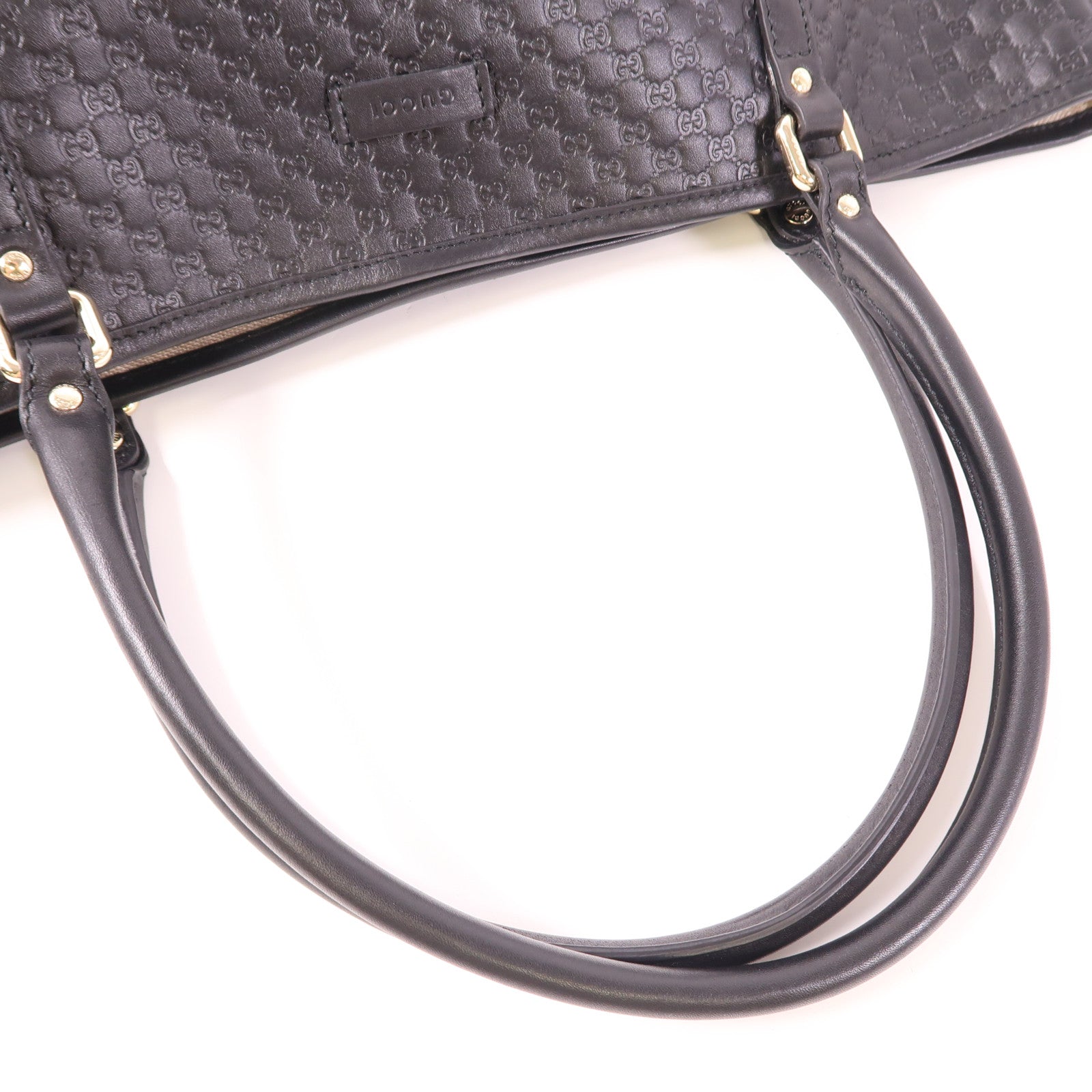 GUCCI 牛皮皮革Micro Guccissima Tote金扣肩背袋