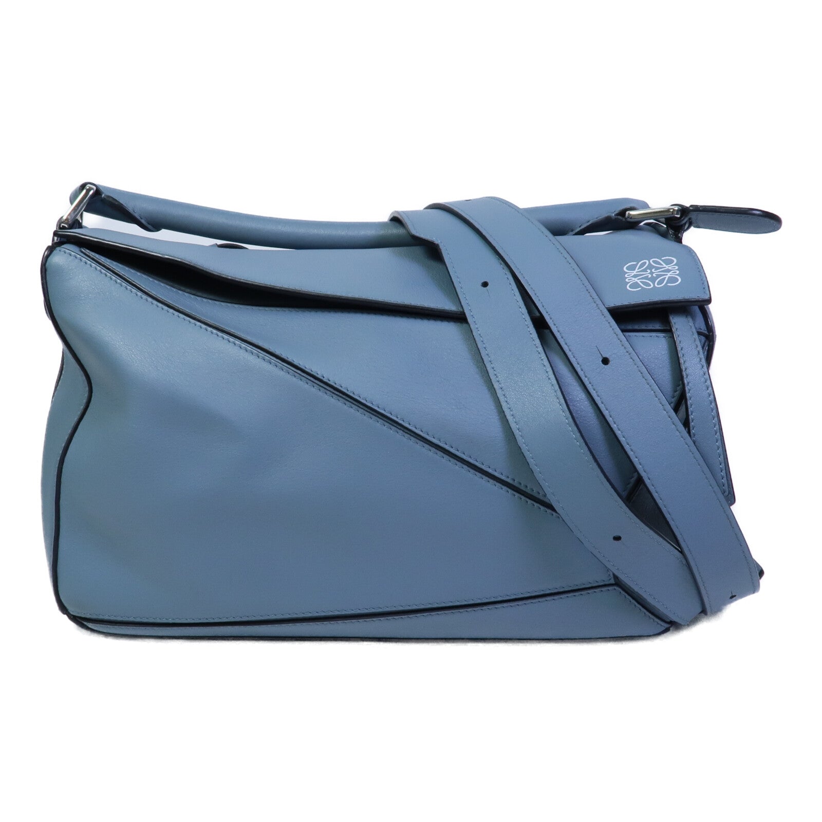 LOEWE 牛皮皮革Puzzle手挽肩背兩用袋