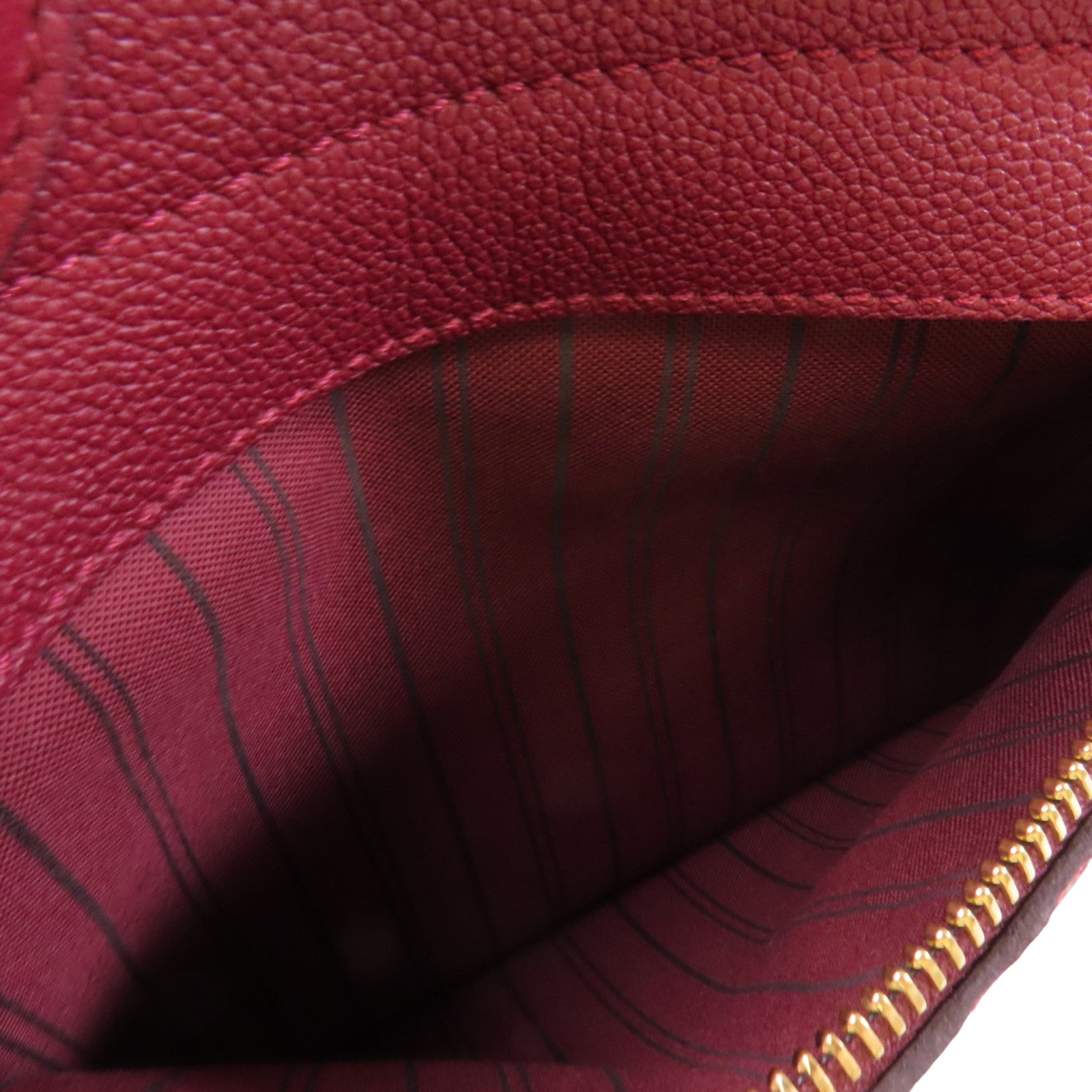 LOUIS VUITTON Monogram Empreinte Pont Neu金扣手挽袋