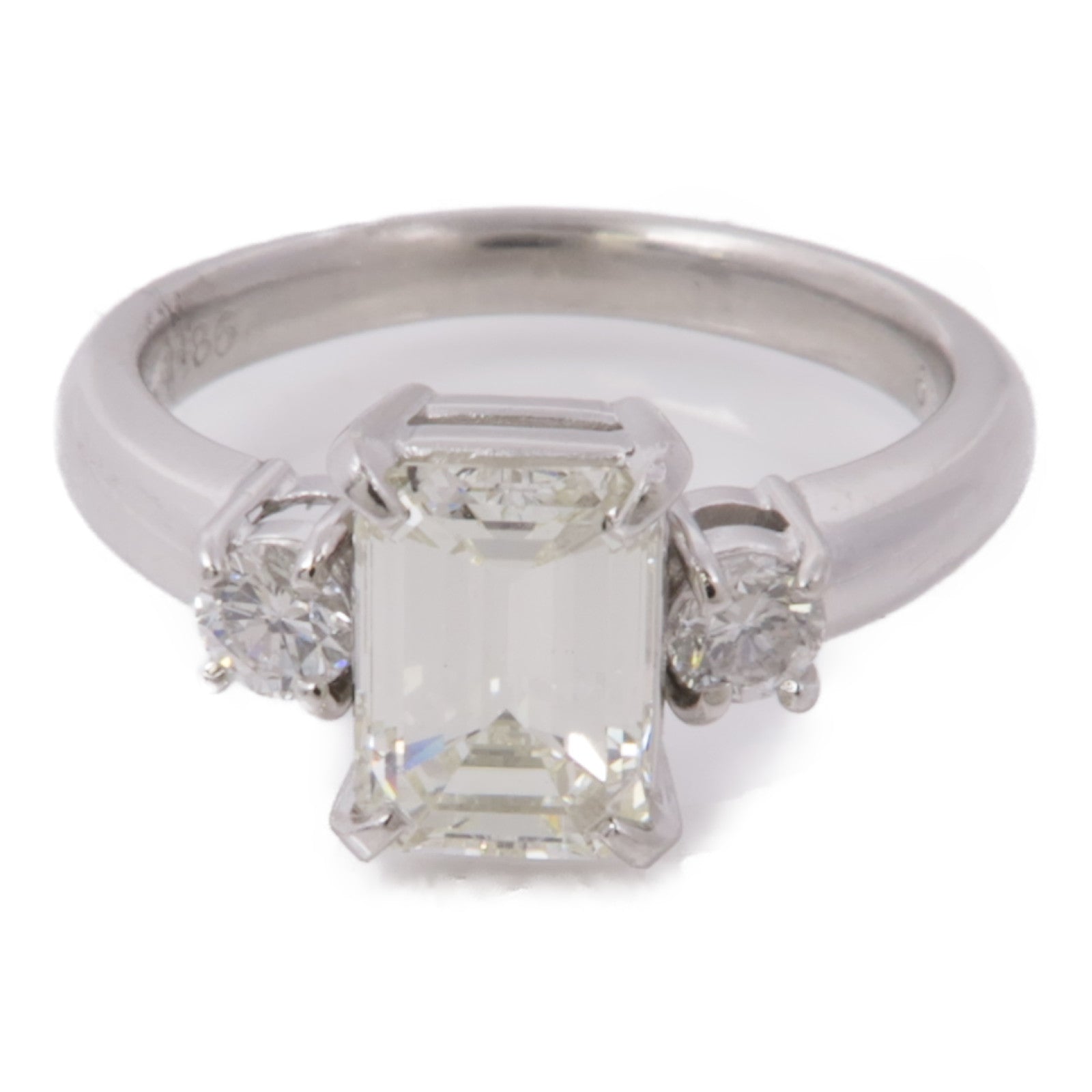 JEWELRY 【激減優惠】PT900鉑金Diamond Ring鑽石戒指US#5.5