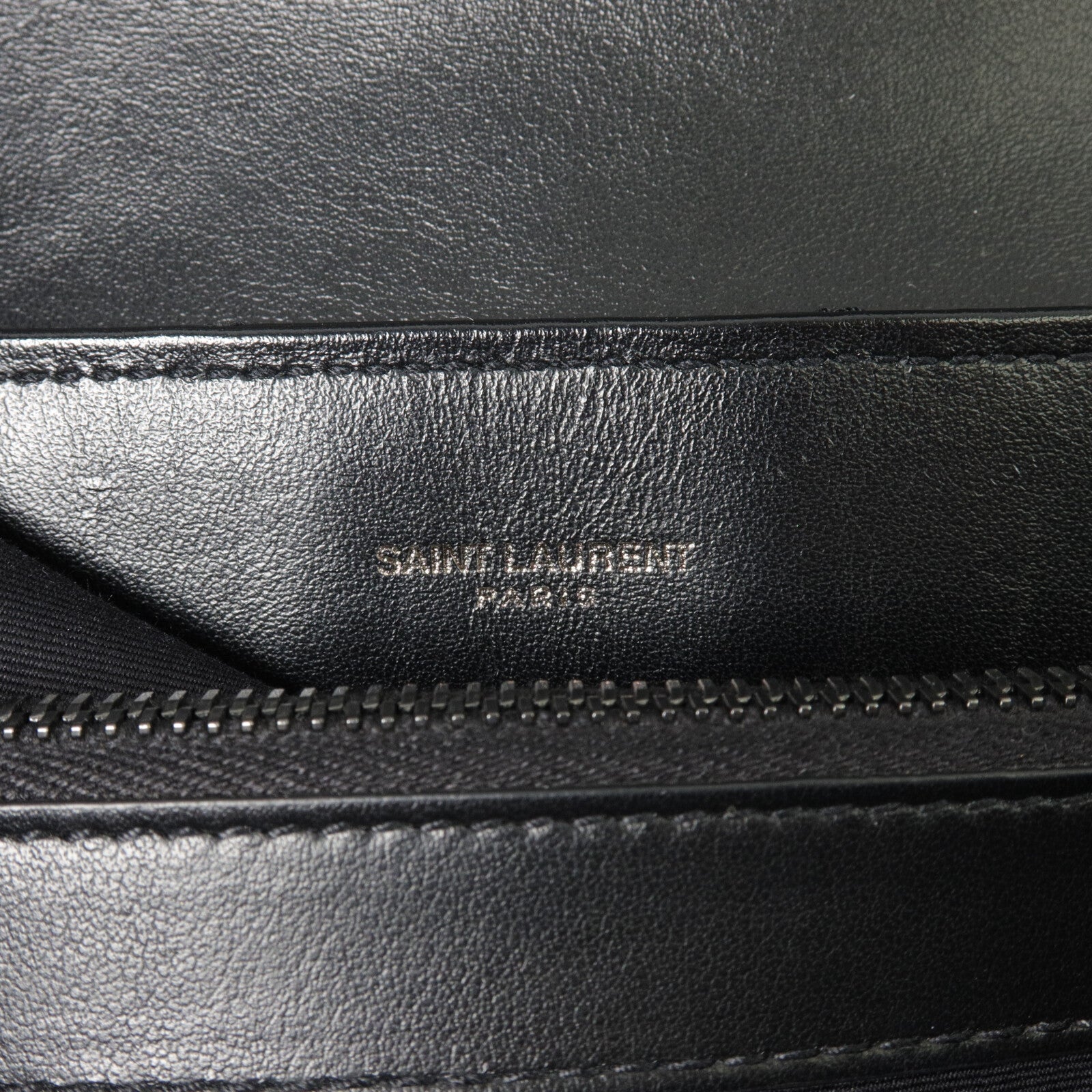 SAINT LAURENT 牛皮皮革LouLou Medium鏈帶肩背袋