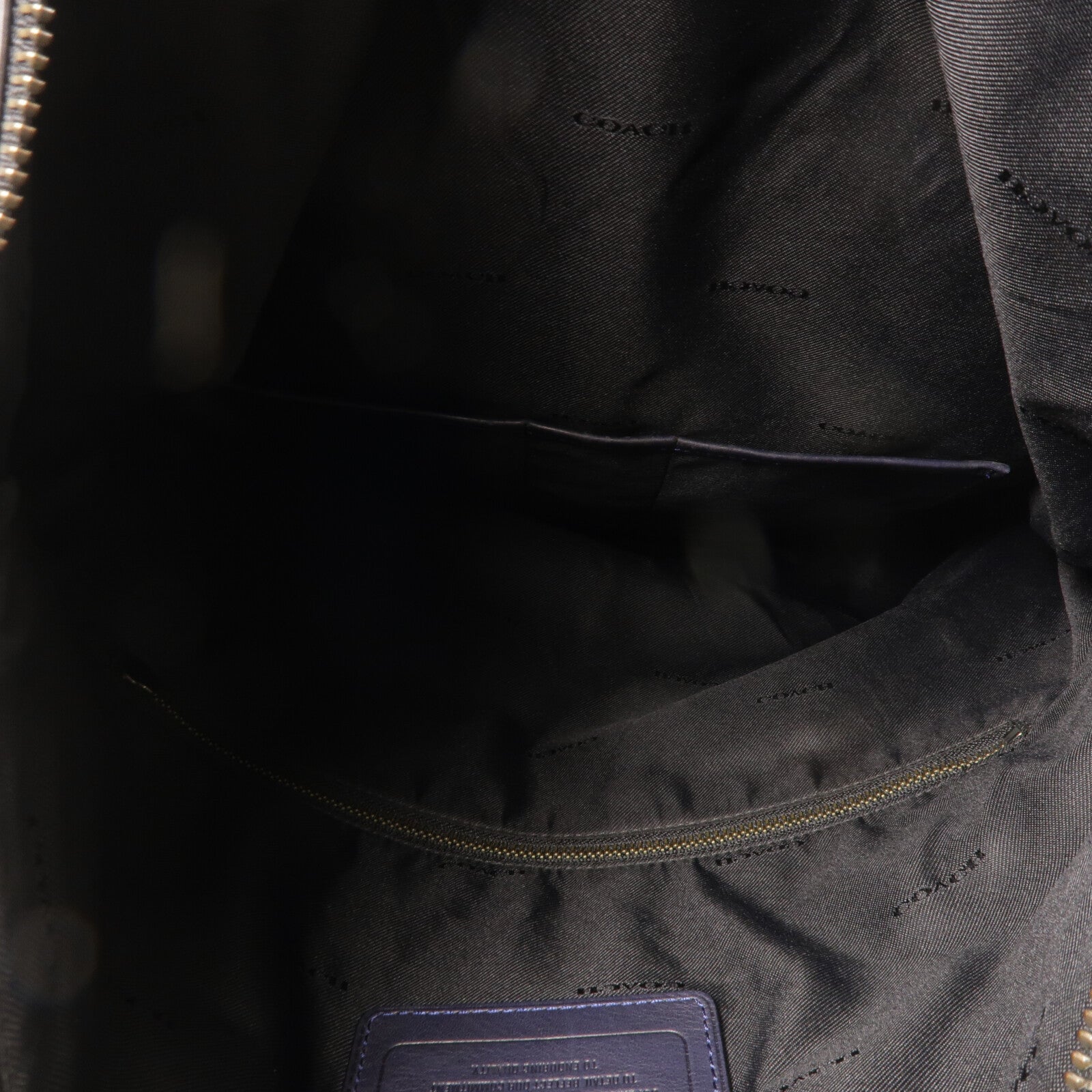 COACH 牛皮皮革Manhattan Foldover Tote Bag手挽肩背兩用袋