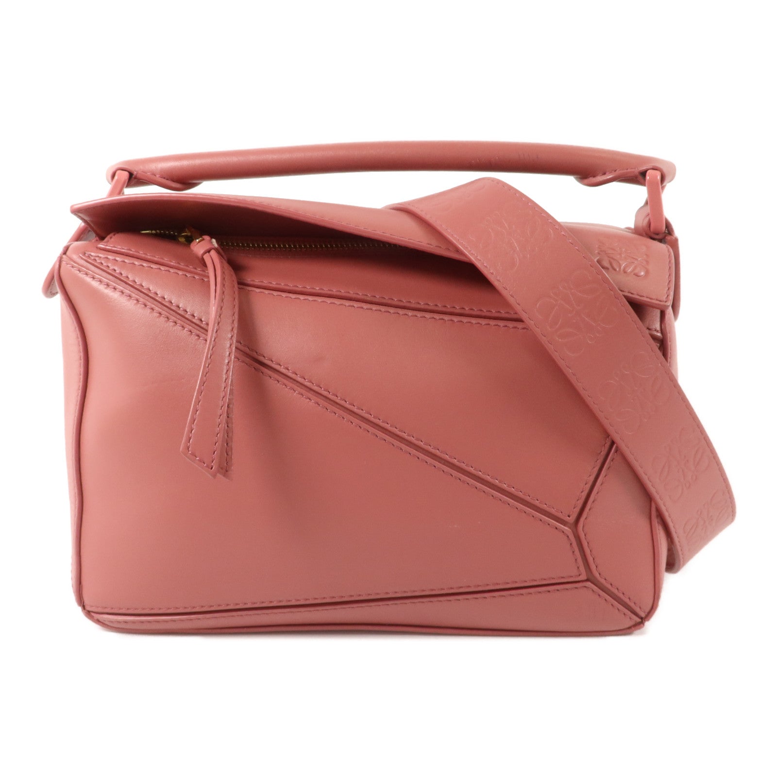LOEWE 牛皮皮革Puzzle手挽肩背兩用袋
