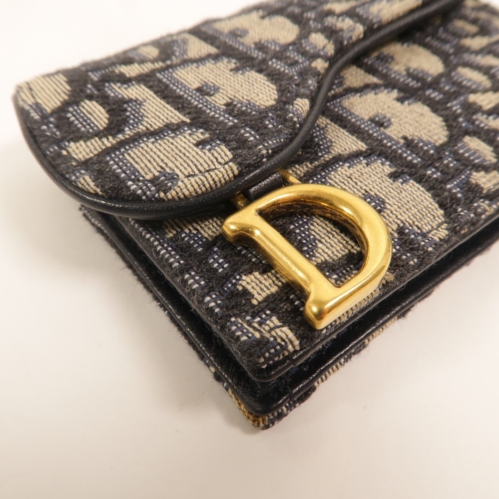 Dior Oblique帆布Saddle Card Case卡片套