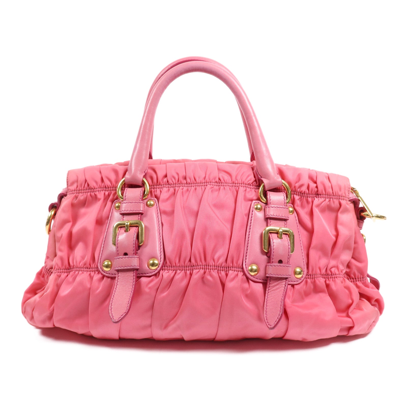 PRADA 尼龍2 Way Shoulder Bag金扣手挽肩背兩用袋